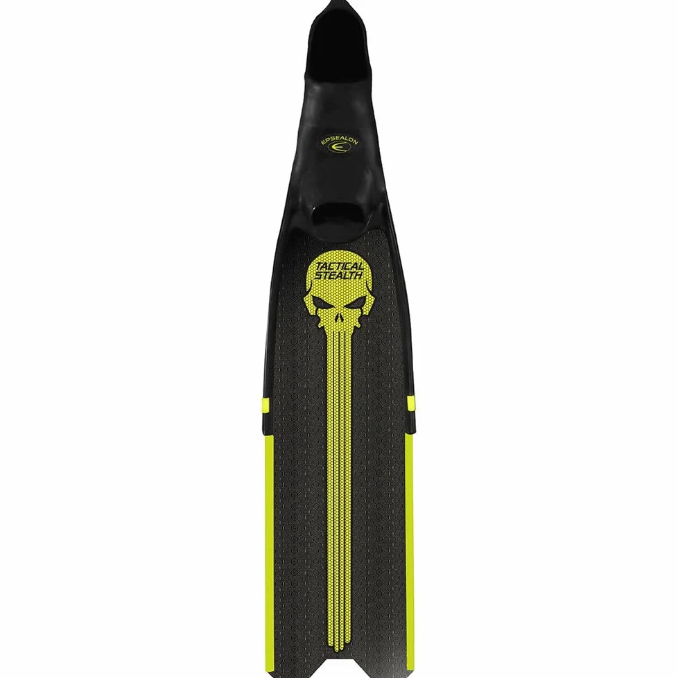 EPSEALON - Aletas Tactical Stealth - Dureza suave - 100% carbono calidad "Mitsubishi Chemical Carbon Fiber & Composites"