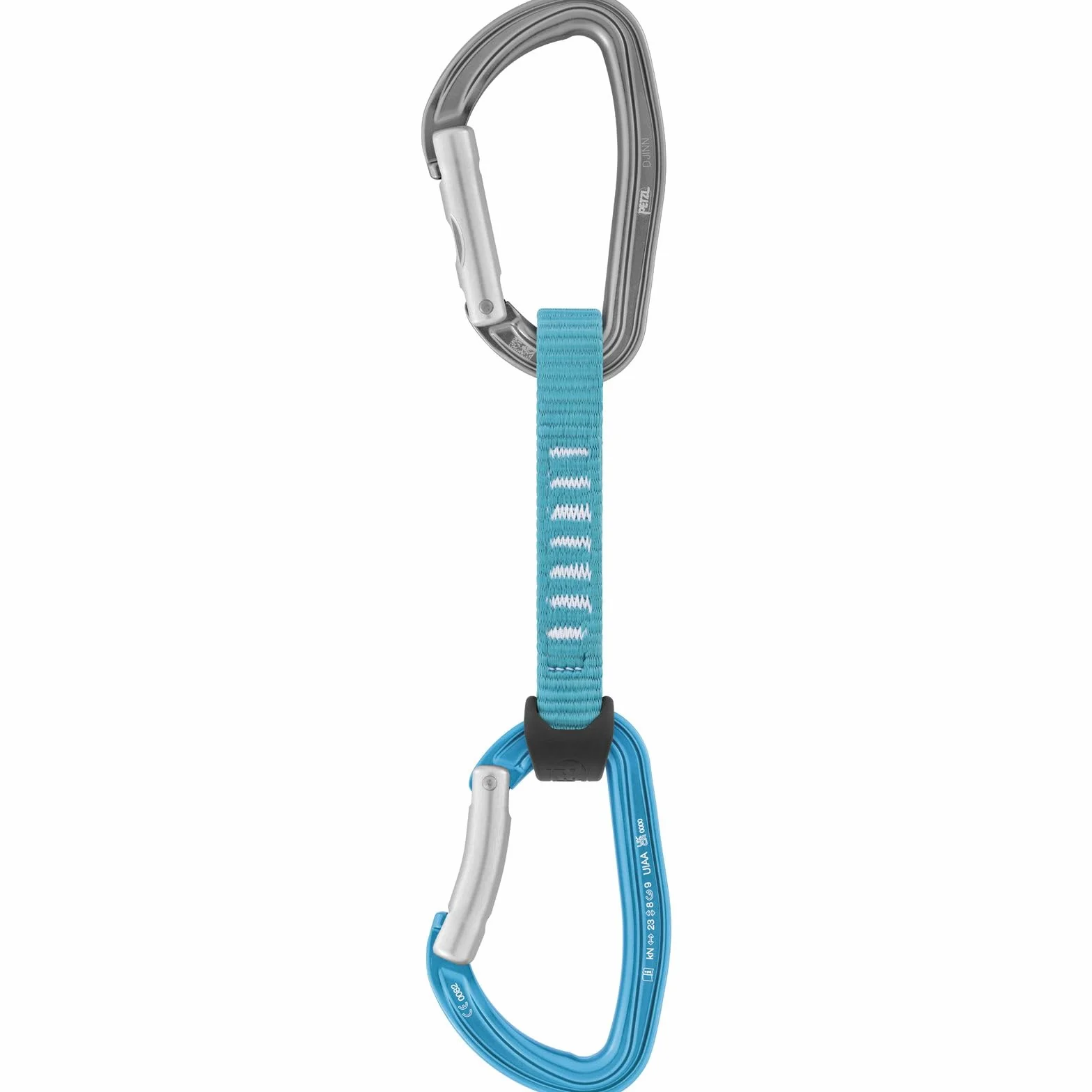 PETZL, Djinn Axess, aplazamiento Robusto para Escalar en acantilado