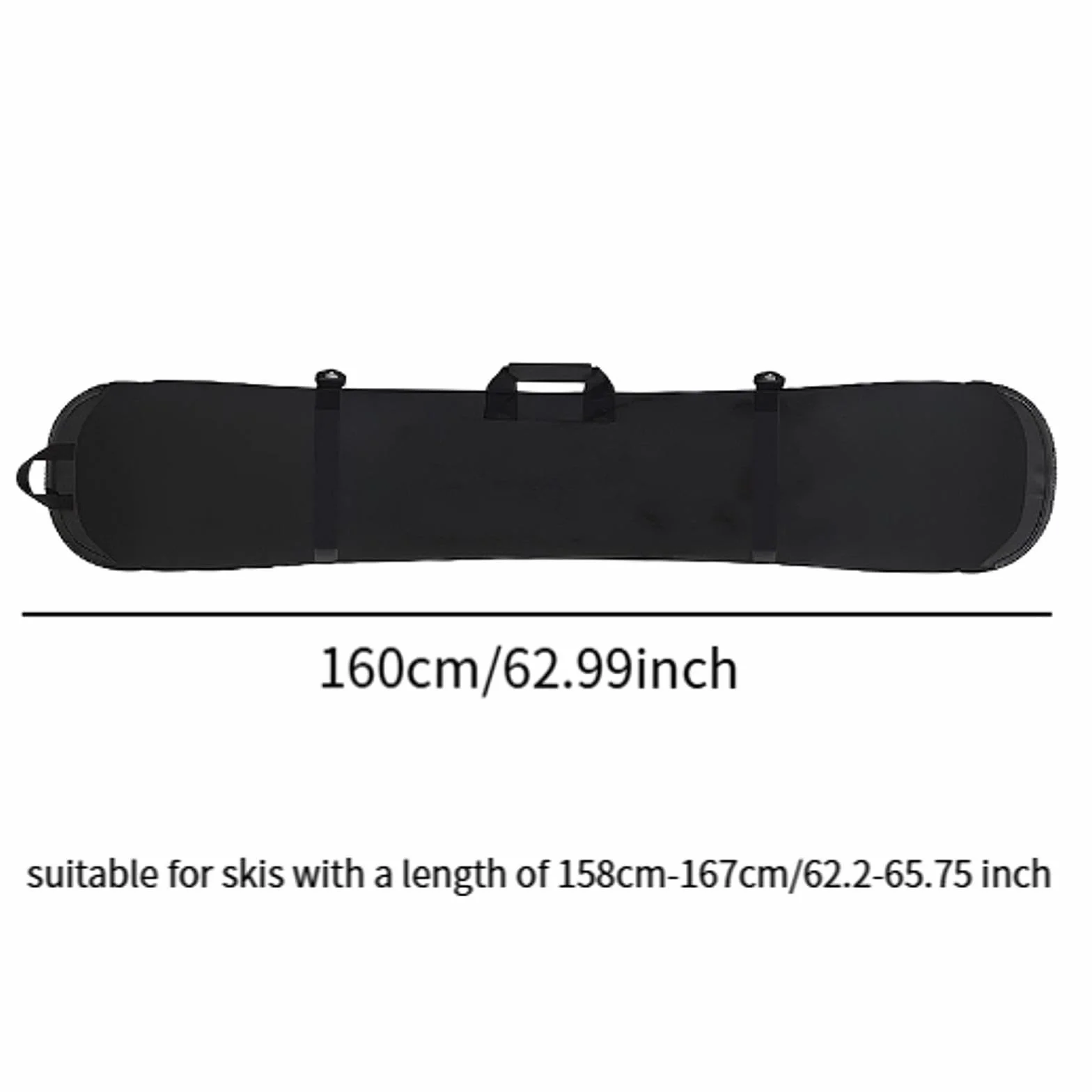 kowaku Funda para Tabla de Snowboard con Correa, Bolsa de Viaje para Deportes Invernales
