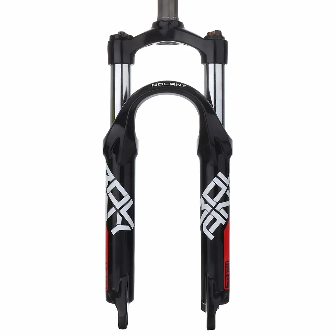 MTB Aire Horquilla Suspensión para Bicicleta 20 In Tubo Recto 1-1/8" Freno Disco QR 9mm Recorrido 100mm Bloqueo Manual 1810g