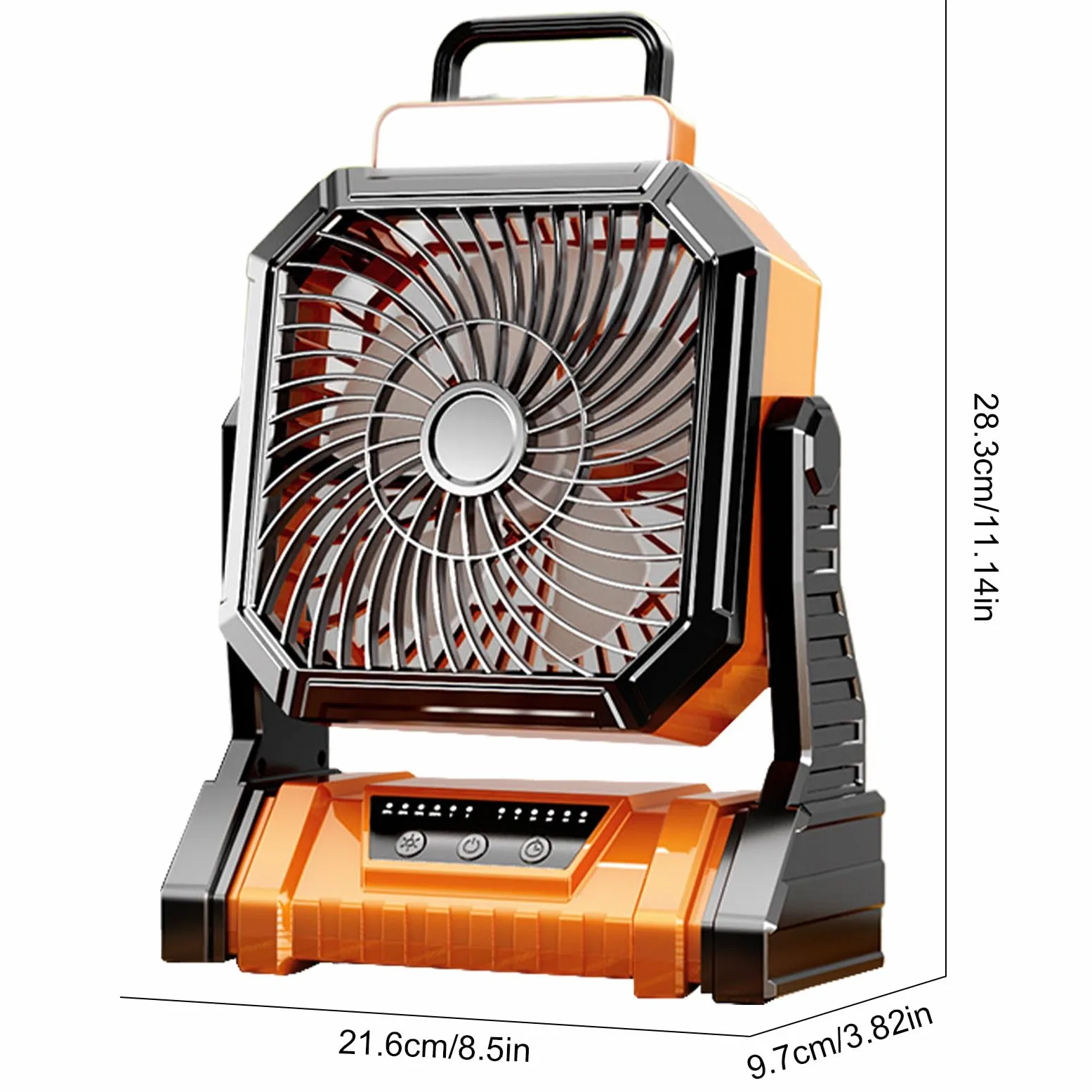 Ventiladores Camping Para Tiendas 5400 mAh Soplador De Aire 4 Modos, | Ventilador De Camping Personal Compacto Linterna, exteriores, interiores, tienda, playa, viaje, deportes,