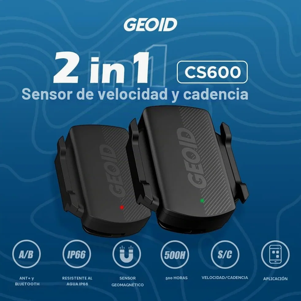 Pack ciclocomputador GEOID CC700 Pro + Soportes CS600 + HS500 Combo CyclingGPS