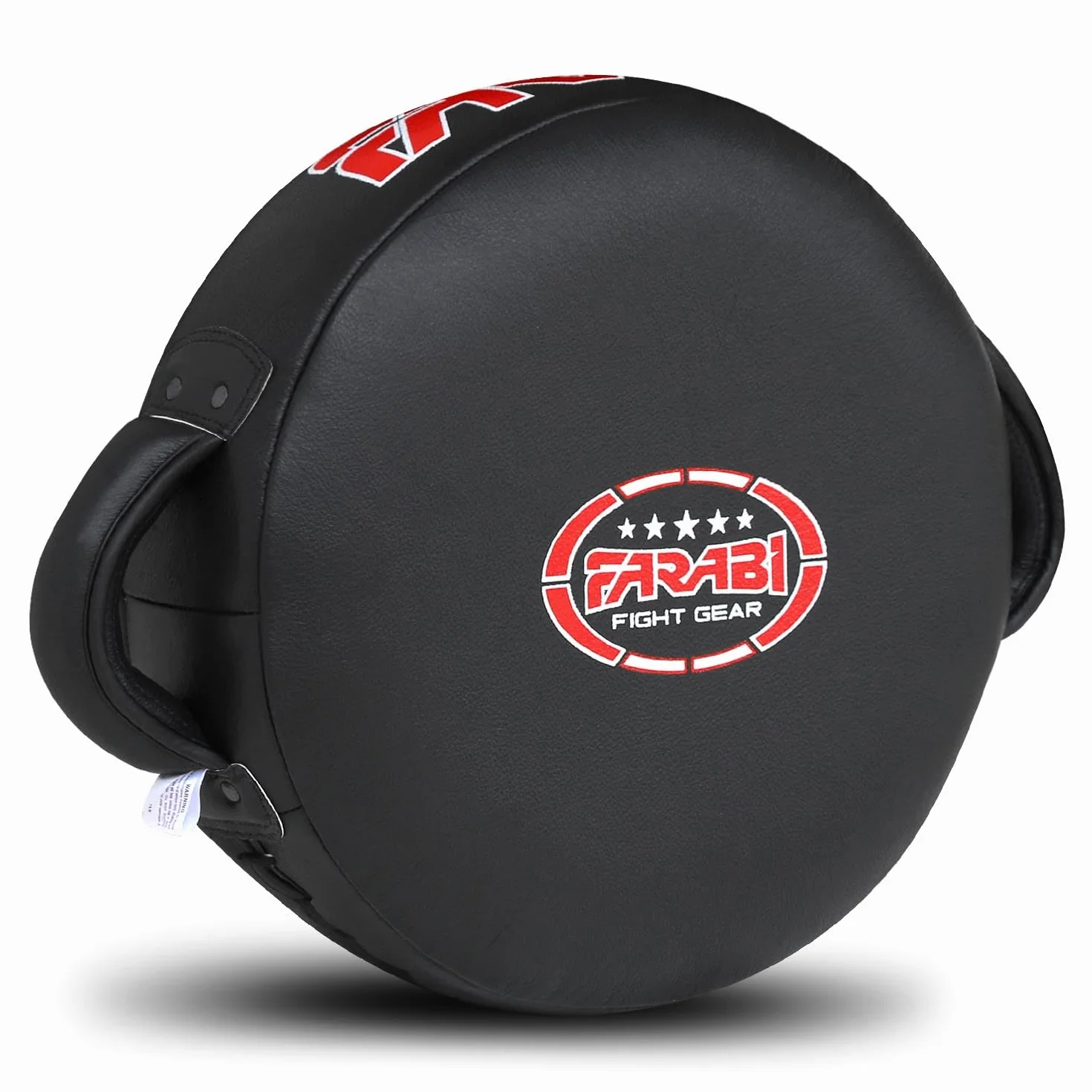 Farabi Sports Manoplas de Boxeo Cuero Negro MMA Muay Thai Taekwondo Kickboxing Training Pads
