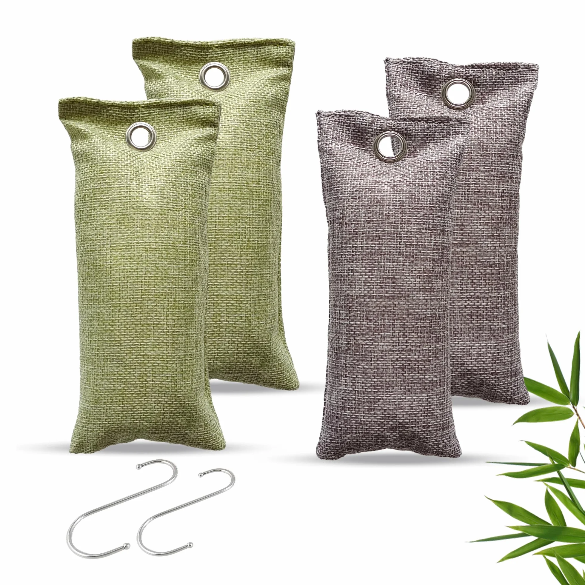 Bolsas de carbón activado 80g neutralizador absorbe olores purificadoras antihumedad armarios nevera ropa