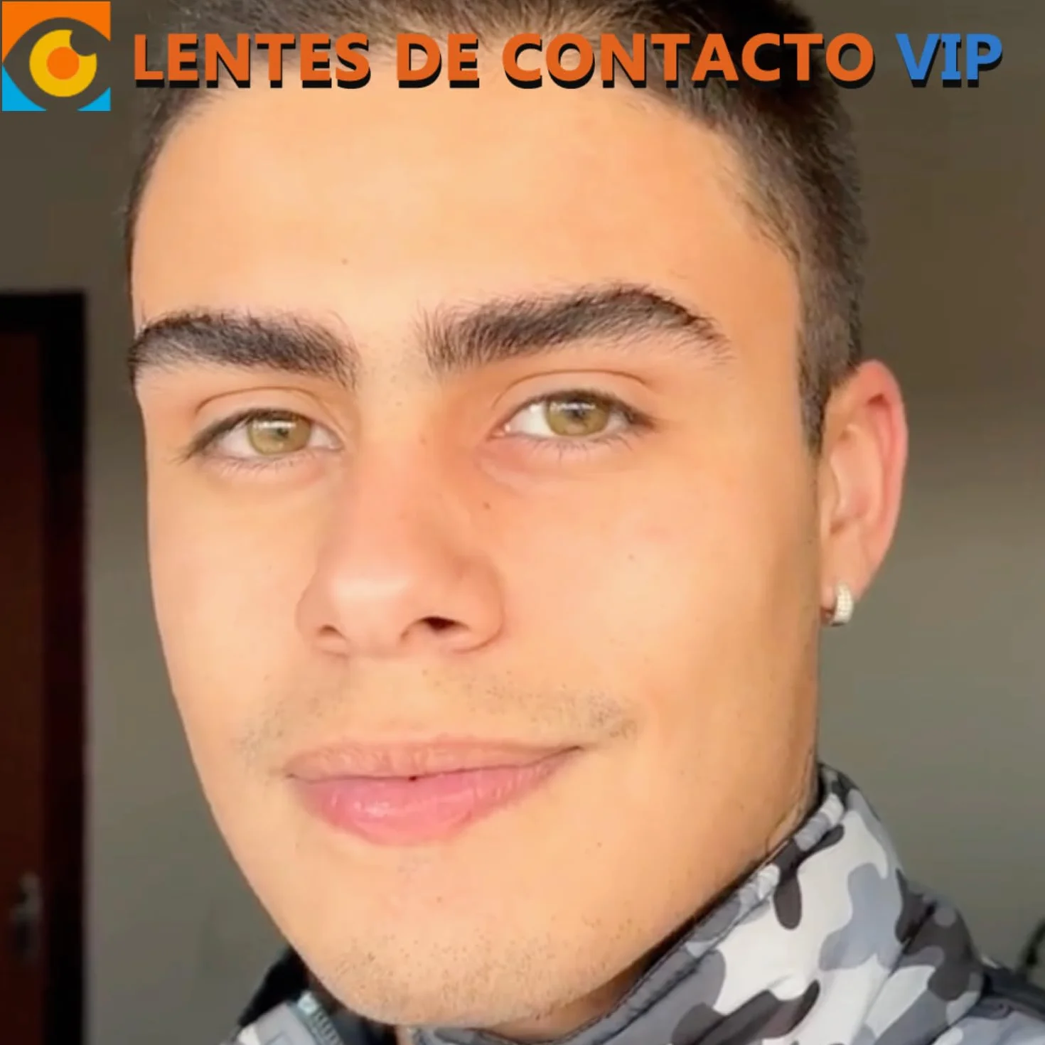 Rumba VIP Lentillas de Color Miel 2 Lentes Anuales con Diseño Natural