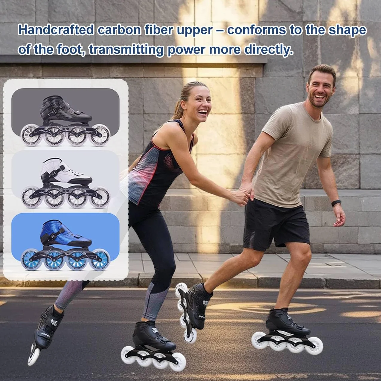 Patines En Linea Adulto para Mujer Y Hombre, Unisex White,36