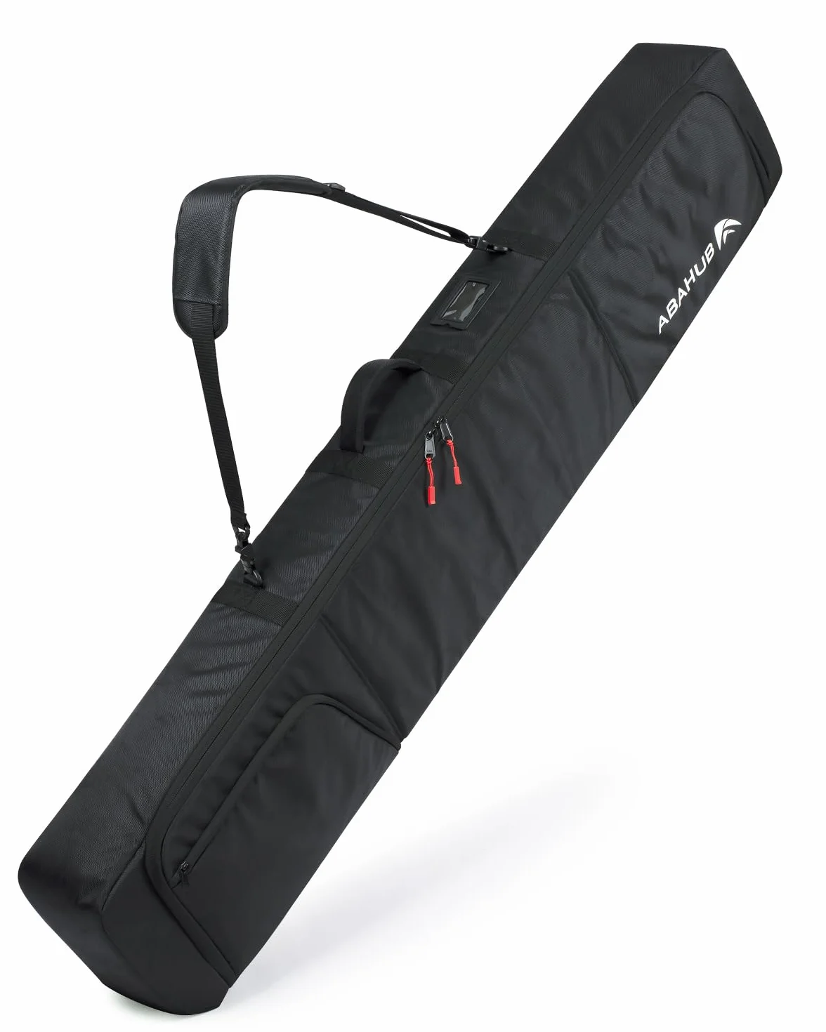 Abahub Funda de Esquís y Bolsa de Snowboard Acolchada e Impermeable - Funda Tabla Snowboard hasta 153 cm, con Correa Ajustable - para Hombre y Mujer, Ideal para Viaje