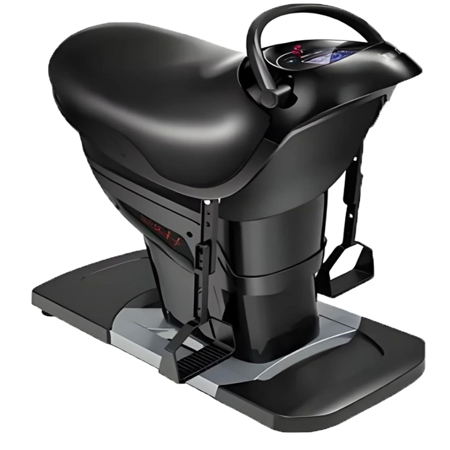 Máquina Eléctrica De Equitación, Simulador De Equitación Eléctrico 3D De 5 Ejes Y Máquina De Ejercicios Abdominales (Modelo 2026), Equipo De Entrenamiento para Gimnasio En Casa Black