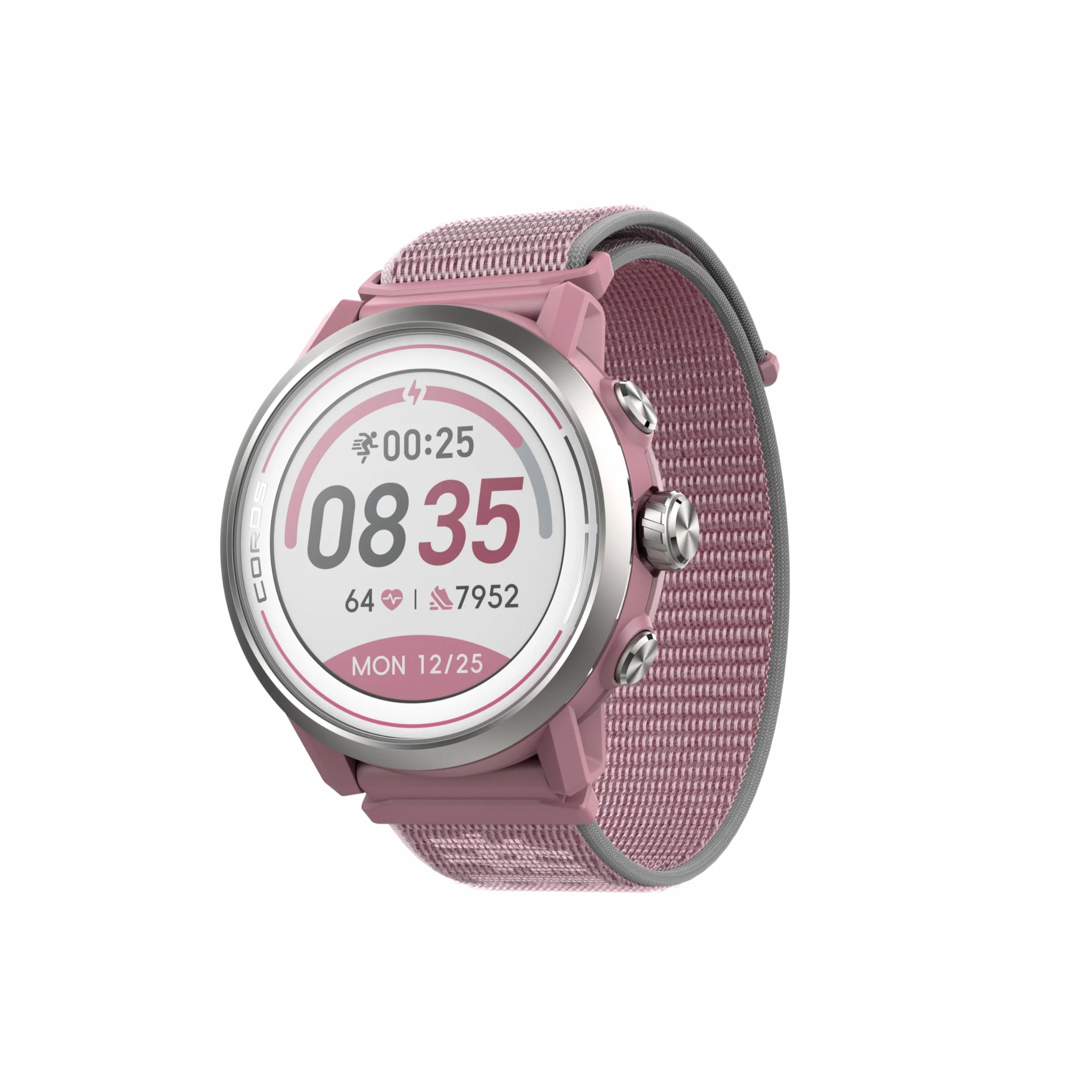 COROS Apex 2 Reloj GPS Outdoor, 1,2" Zafiro Titanio, 17 días de Batería, Navegación en muñeca, Mapas Offline, Monitor de Frecuencia Cardiaca, Medición del sueño, Carrera, Ciclismo, Escalada-Rosa