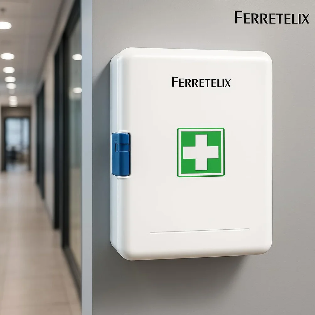 Ferretelix® Botiquín Primeros Auxilios Armario 40x32x18 cm Homologado