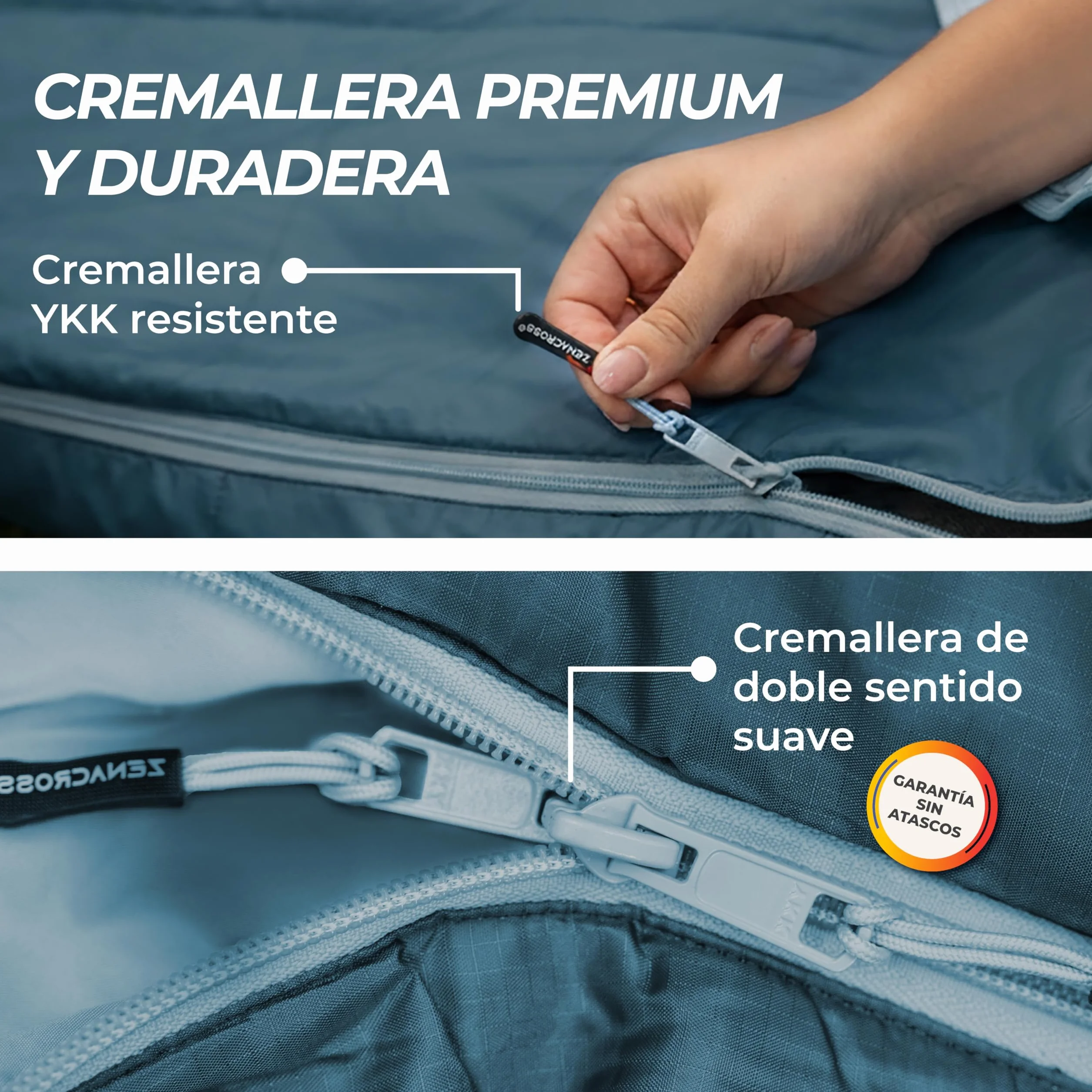 Saco de Dormir Adulto - Saco Dormir Ultraligero & Compacto per Vivac, Campismo e Montaña