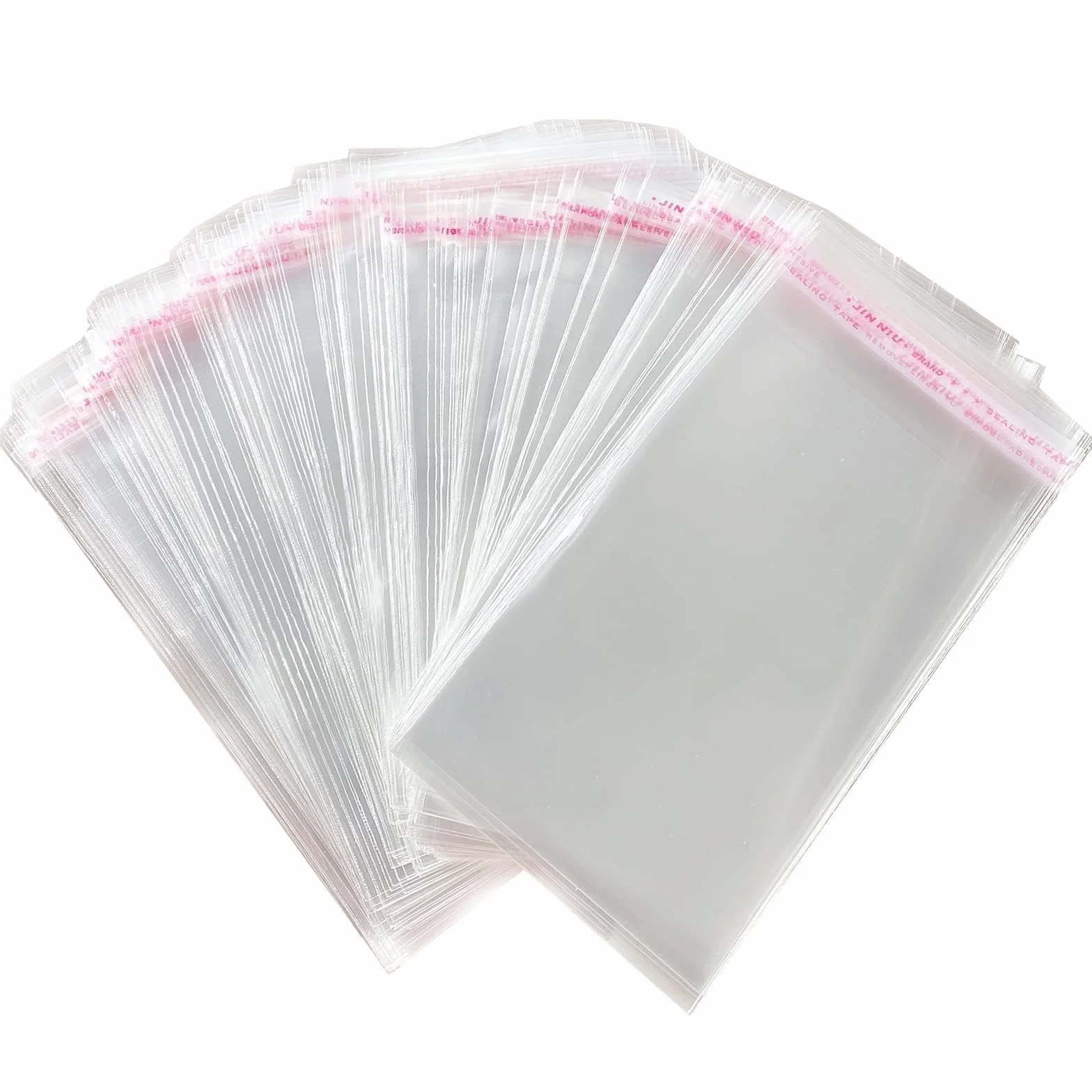 Bolsas de Celofán Transparentes OPP Autoadhesivas 400pcs 12x22cm para Regalo Galletas Dulces