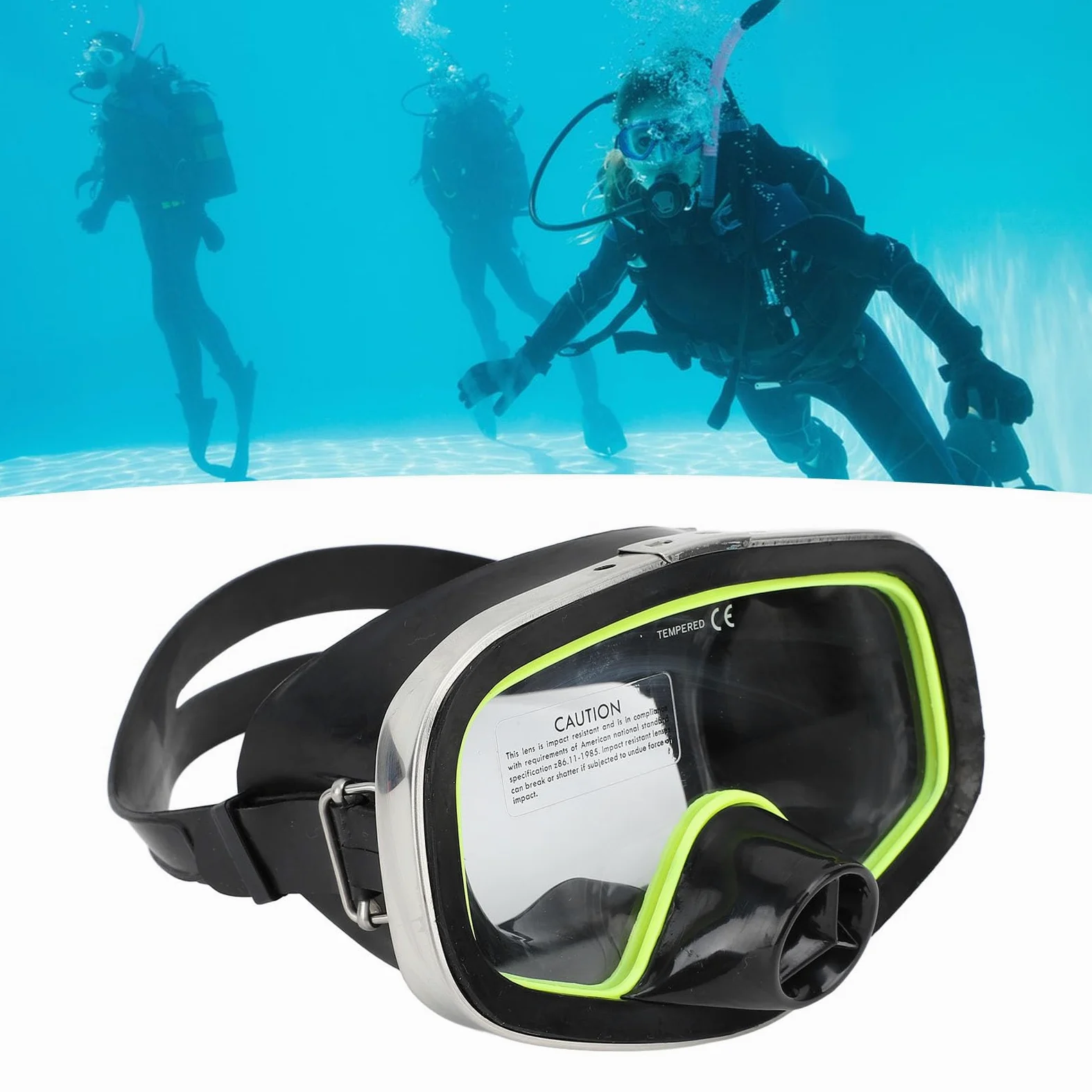 Gafas Subacuáticas, Ajuste Cómodo de las Gafas Ajustables del Salto para Bucear
