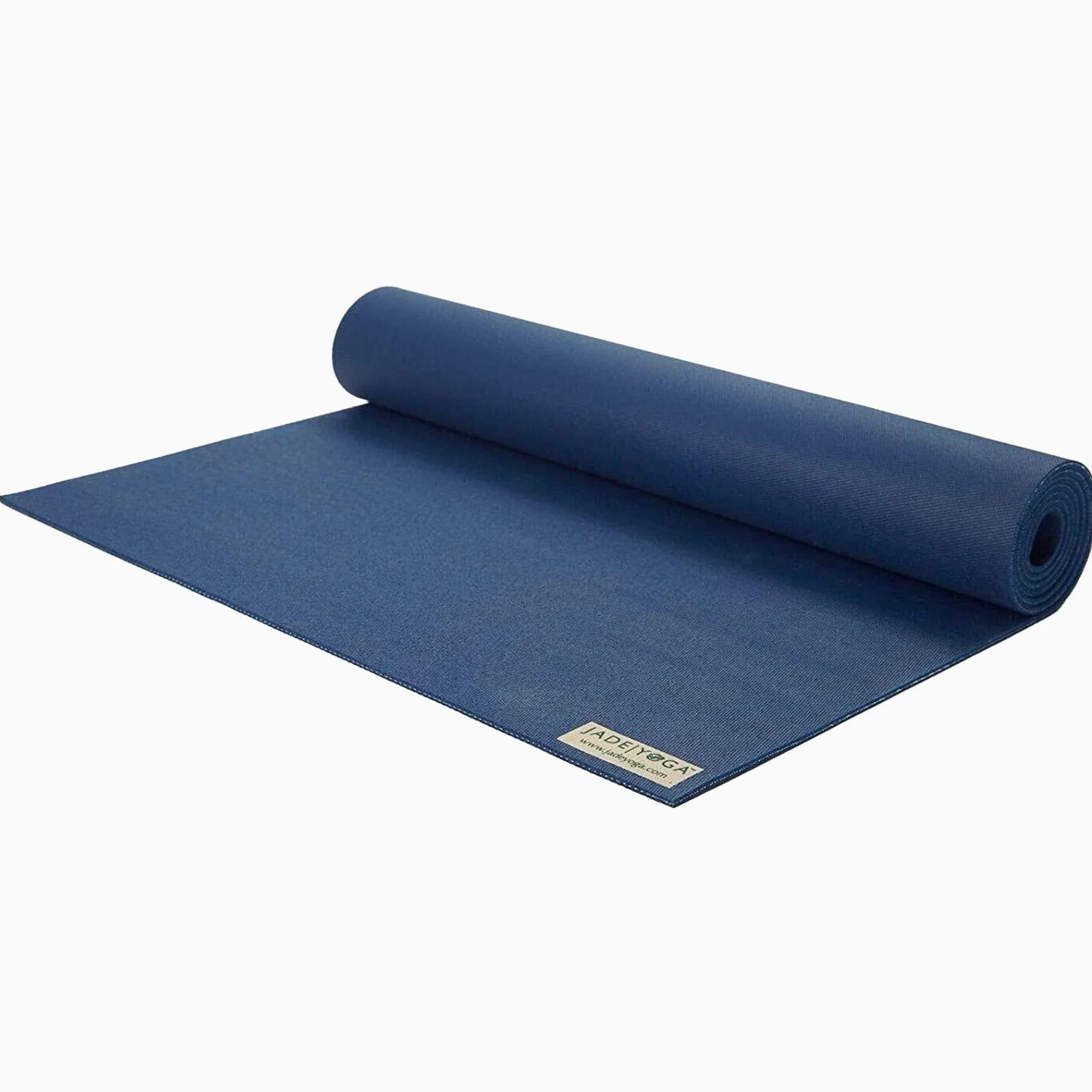 JadeYoga Harmony XW - Esterilla de yoga antideslizante de caucho natural, extralarga, extra ancha (5 mm, 203 cm, 71,1 cm)