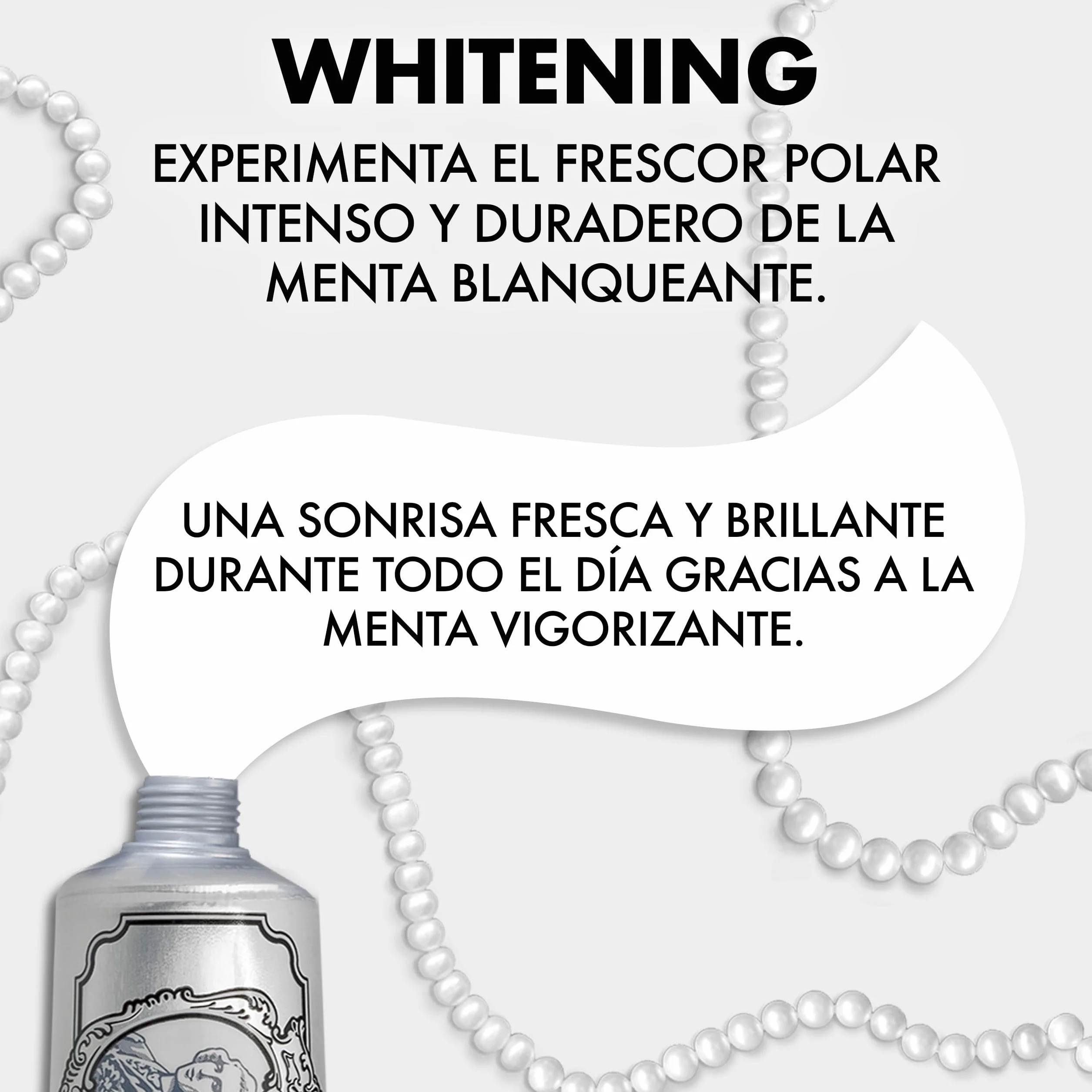 Marvis Pasta de dientes blanqueante de menta 85 ml gel dentífrico