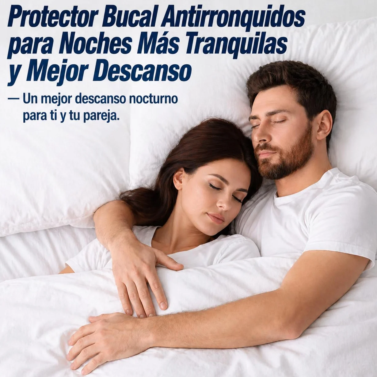 Avanzado Dispositivo Antironquidos Férula Anti Ronquidos para Dormir Blanco Transparente