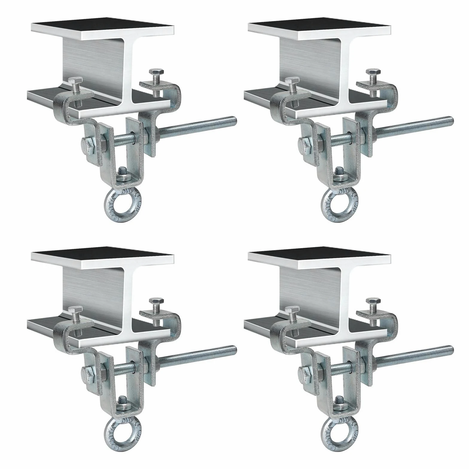 Colgador de Acero para Vigas I-Beam para Sacos de Boxeo Ajustable 63-220 mm 204 kg