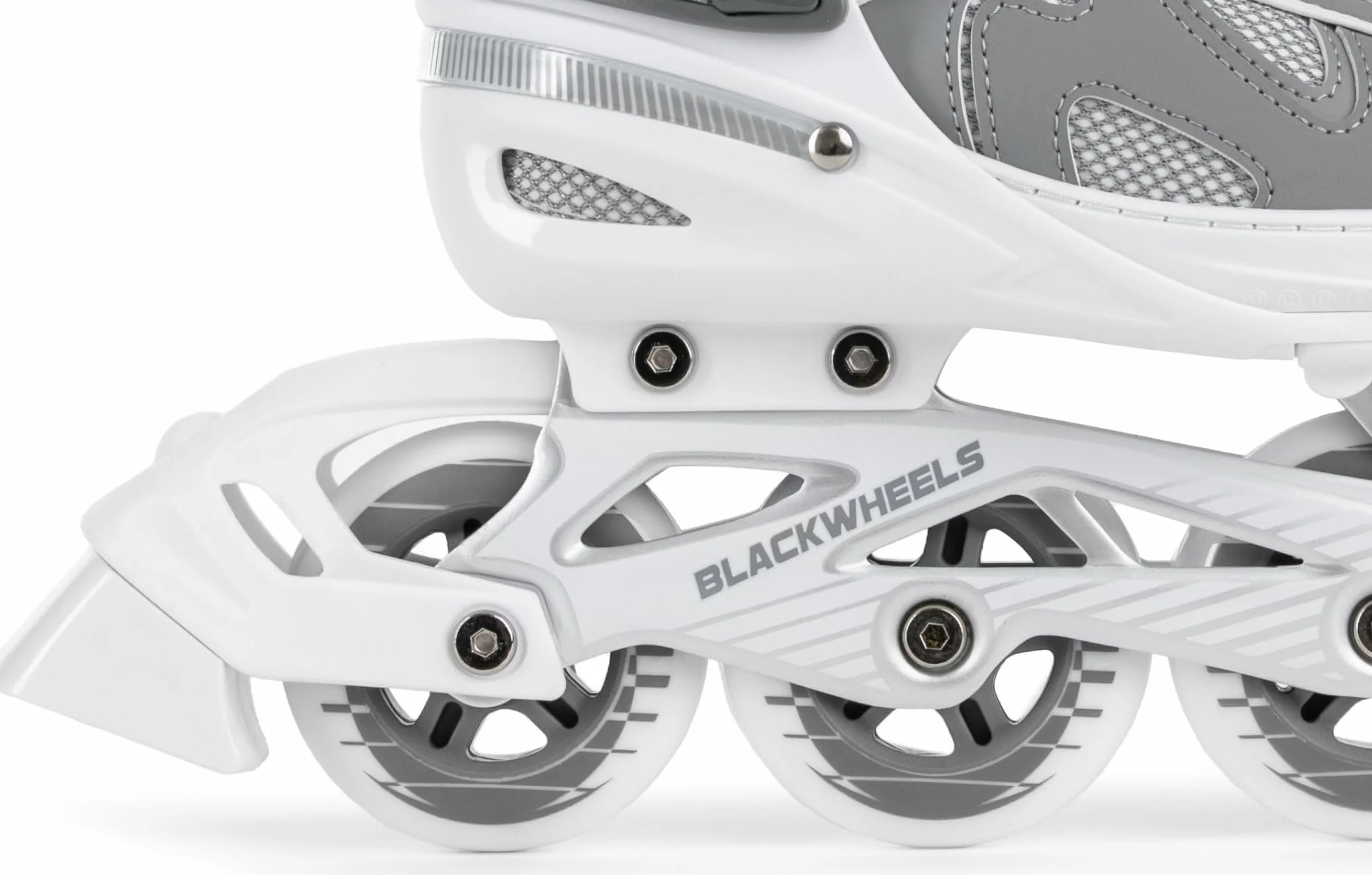 BLACKWHEELS Flex Pro Patines en línea Ajustables con chasis de Aluminio, rodamientos ABEC-7 y Sistema de Triple Cierre