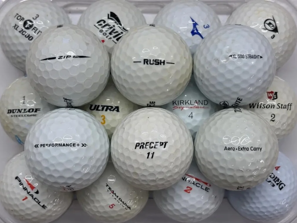 Pelotas de golf grado 2 - Bolas de lago usadas 100 unidades