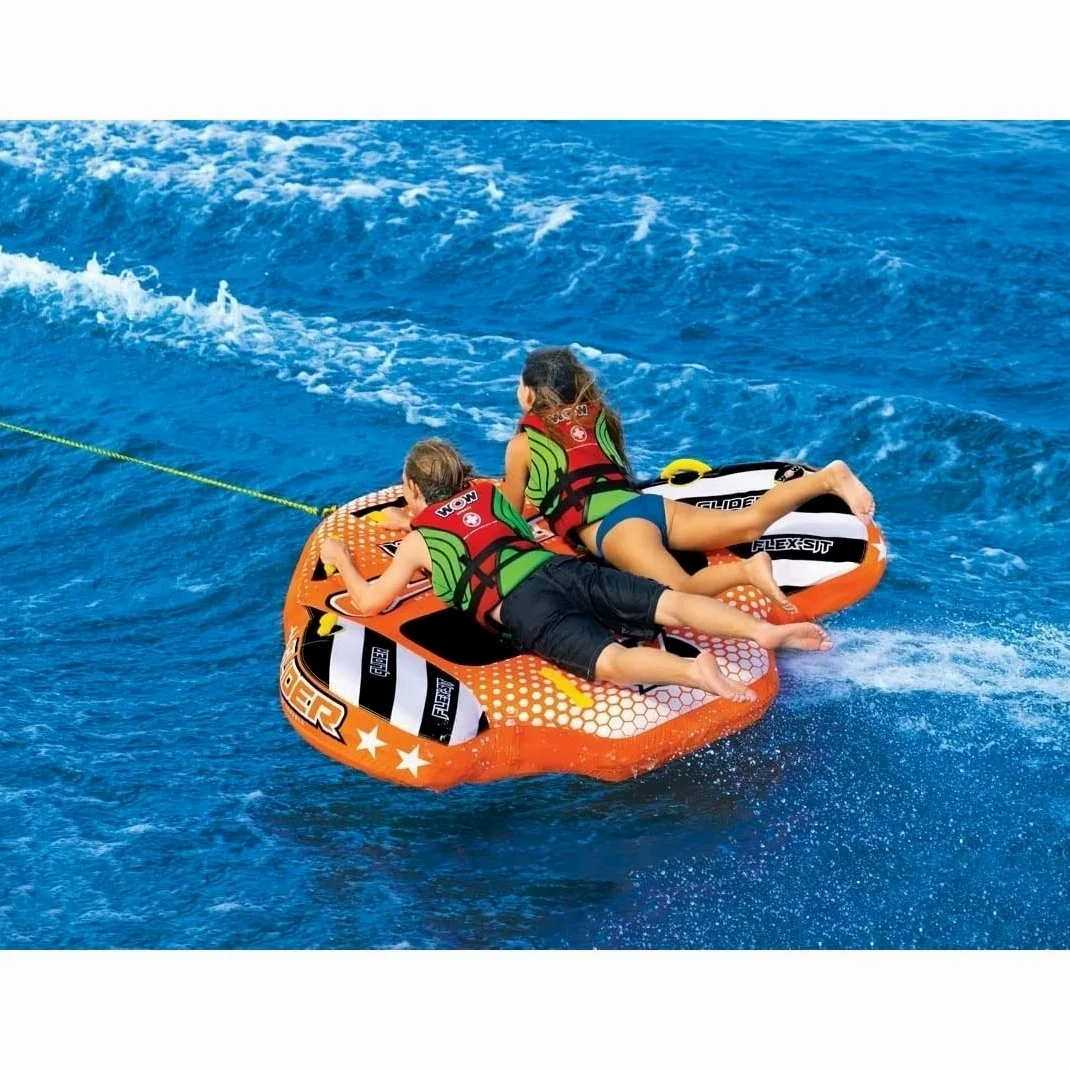 Wow Glider 2P remolcable con Asiento Flexible, Multicolor, Grande