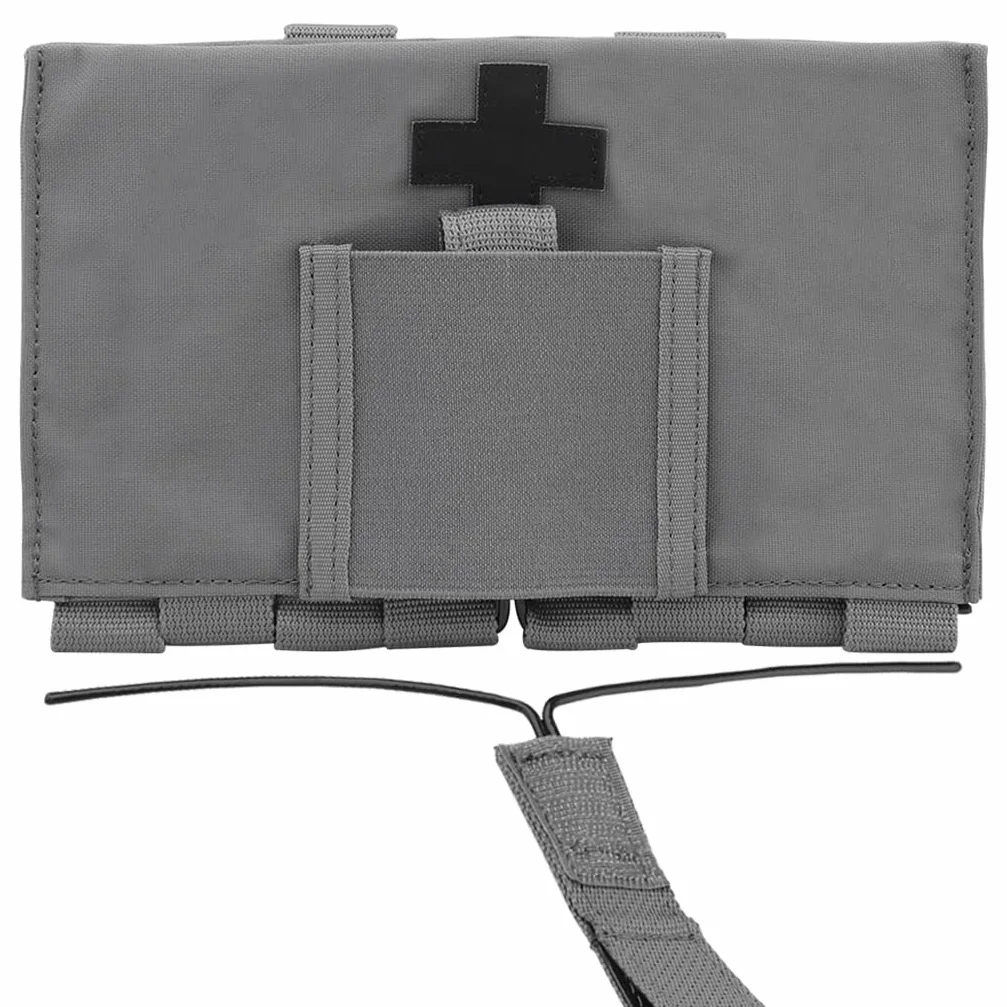 Bolsa táctica militar Molle IFAK para exteriores, airsoft, caza, kit de primeros auxilios de emergencia médica, bolsa EMT, chaleco MOLLE cinturón, accesorio de mochila