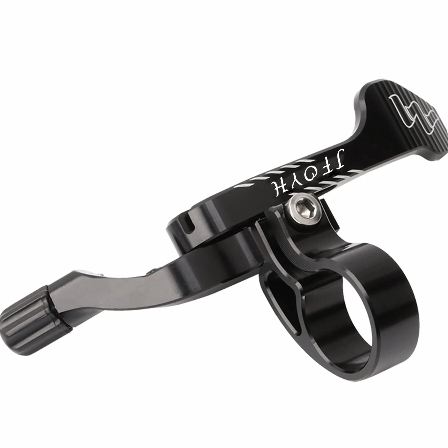 Palanca Remota para Tija Plegable MTB – Compatible con Tijas Telescópicas de Guiado Interno y Externo, Montaje 22.2 mm, Ligera y Anodizada para Bicicleta de Montaña