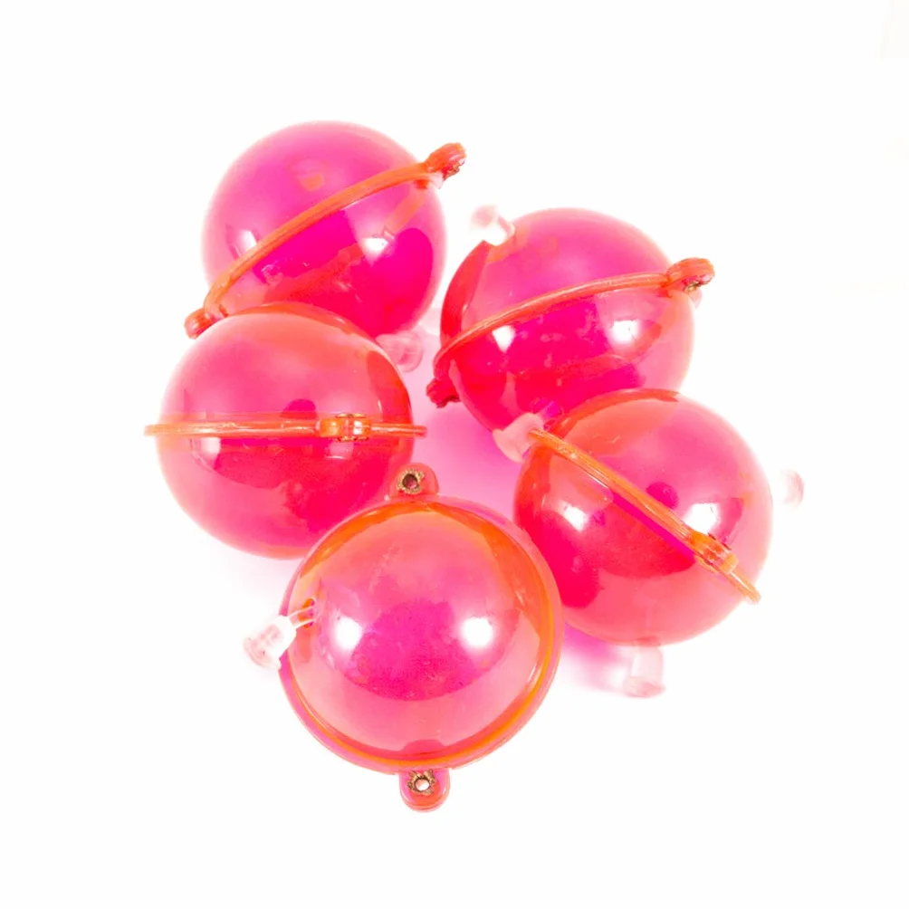 5 Unids/Set Flotador de Pesca Bolas de plástico ABS Bolas de Agua Flotadores de Burbujas Aparejos de Pesca de mar Accesorios al Aire Libre Azul Rojo 25/32/40/47 mm