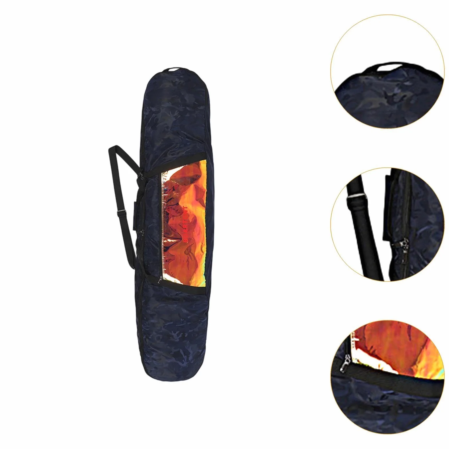 Fenteer Bolsa de Snowboard Bolsa para Patines para Tabla Snowboard Funda de Transporte Transporte de Viaje para Viajes por Carretera Patinaje sobre Hielo Snow