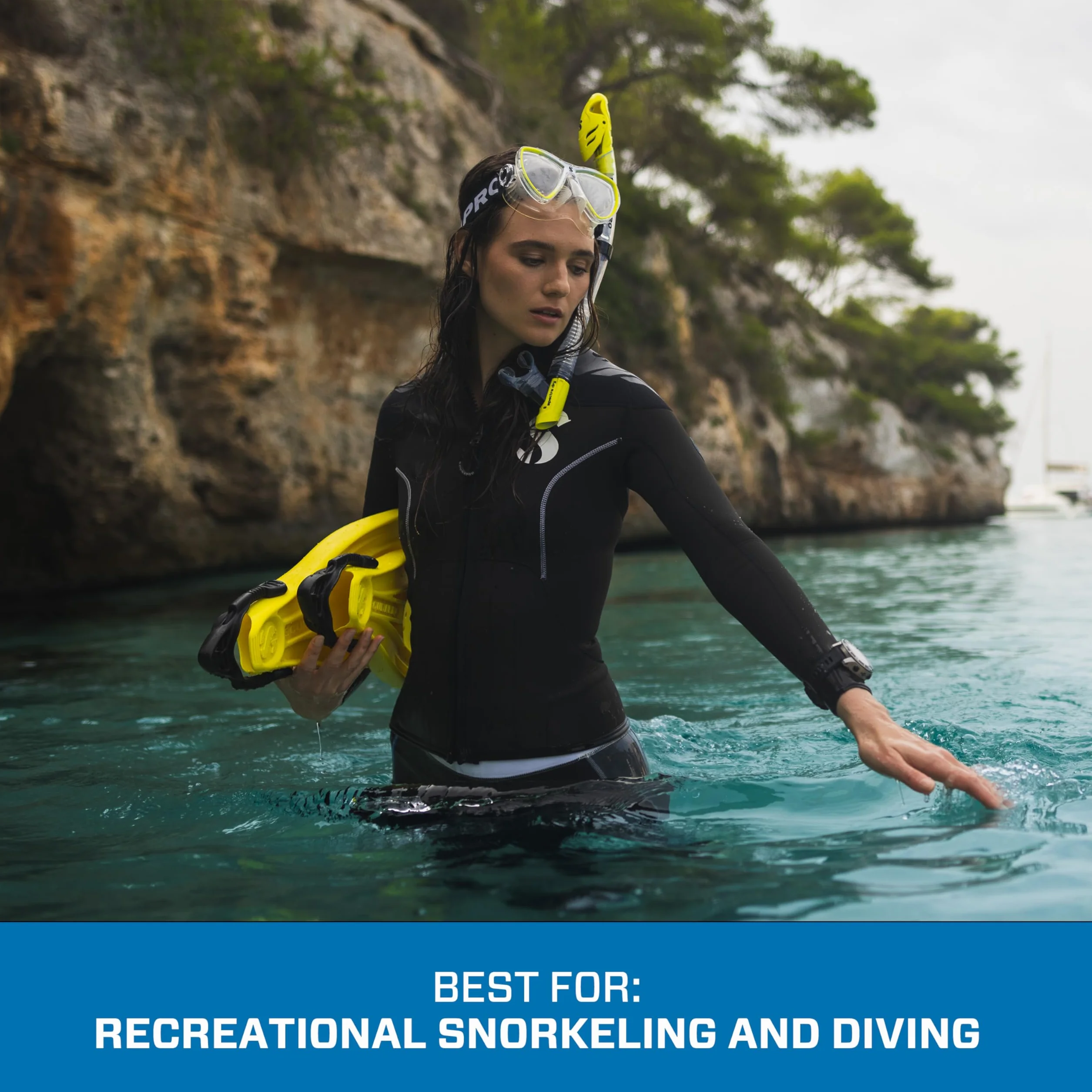 Scubapro Spectra Dry Snorkel, Amarillo Kit de regulador para Buceo en Agua fría Unisex-Adult, Yellow, One Size