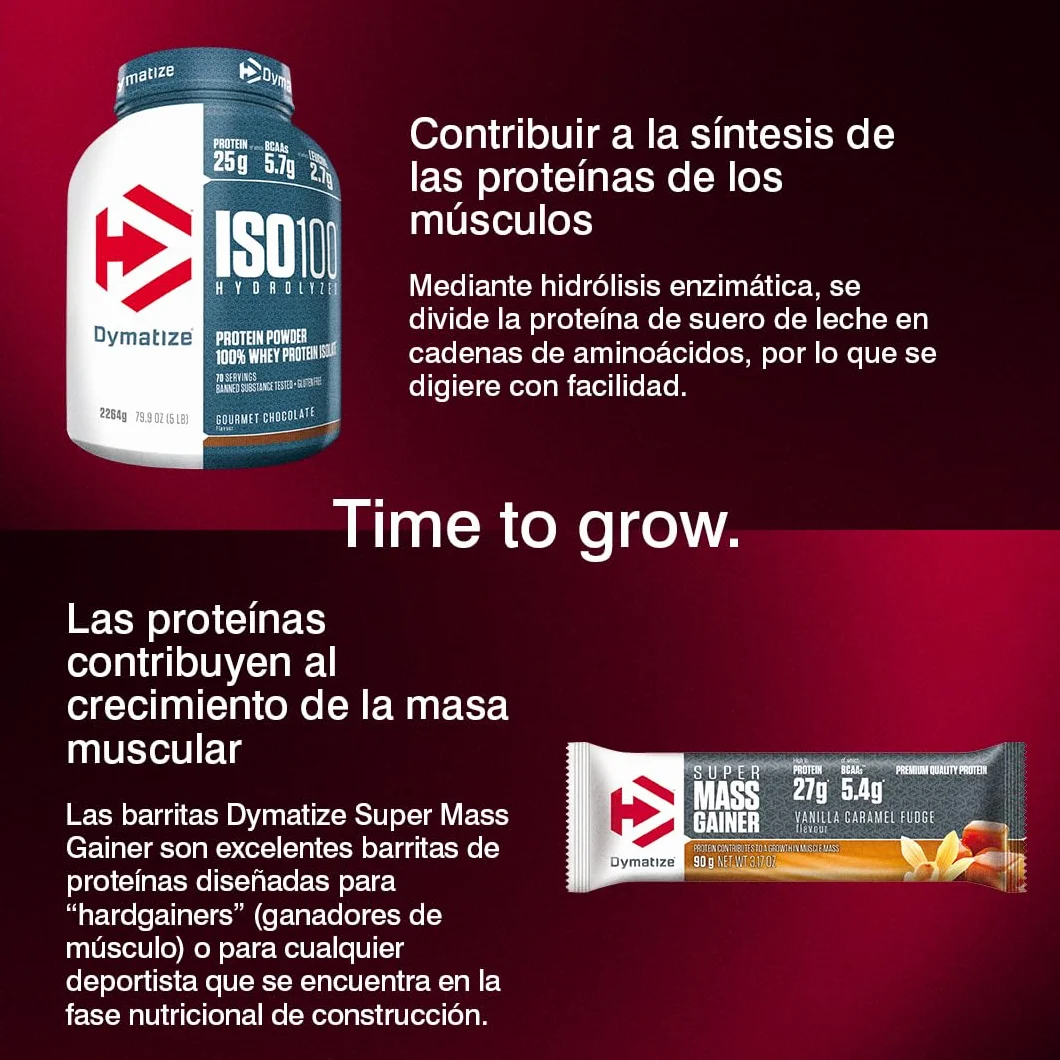 Dymatize Super Mass Gainer Rich Chocolate 2943g Polvo Para Ganar Peso