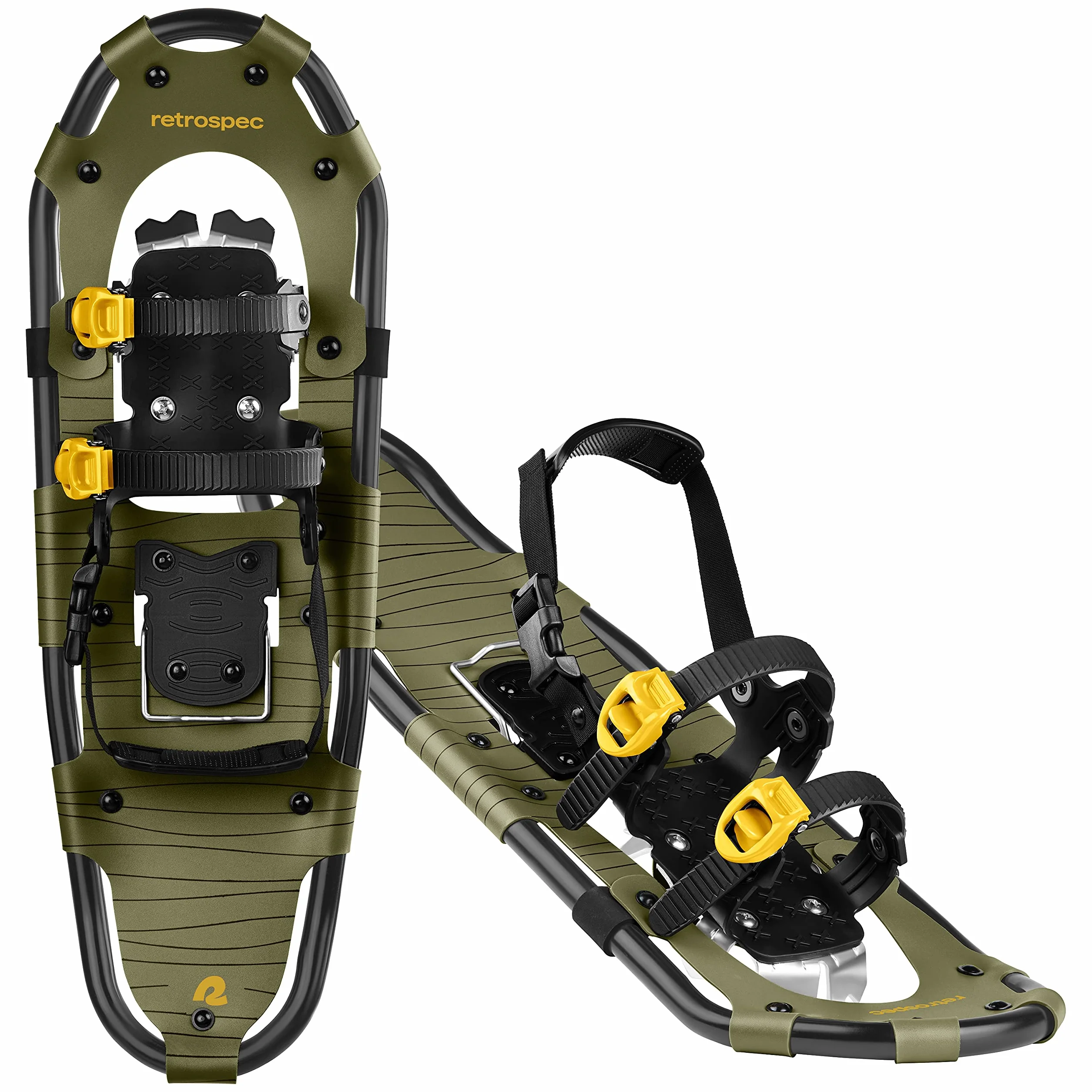 Retrospec Drifter Raquetas de Nieve para Hombres y Mujeres Marcos de Aluminio Doble Raqueta Zapatos de Nieve Ligeros