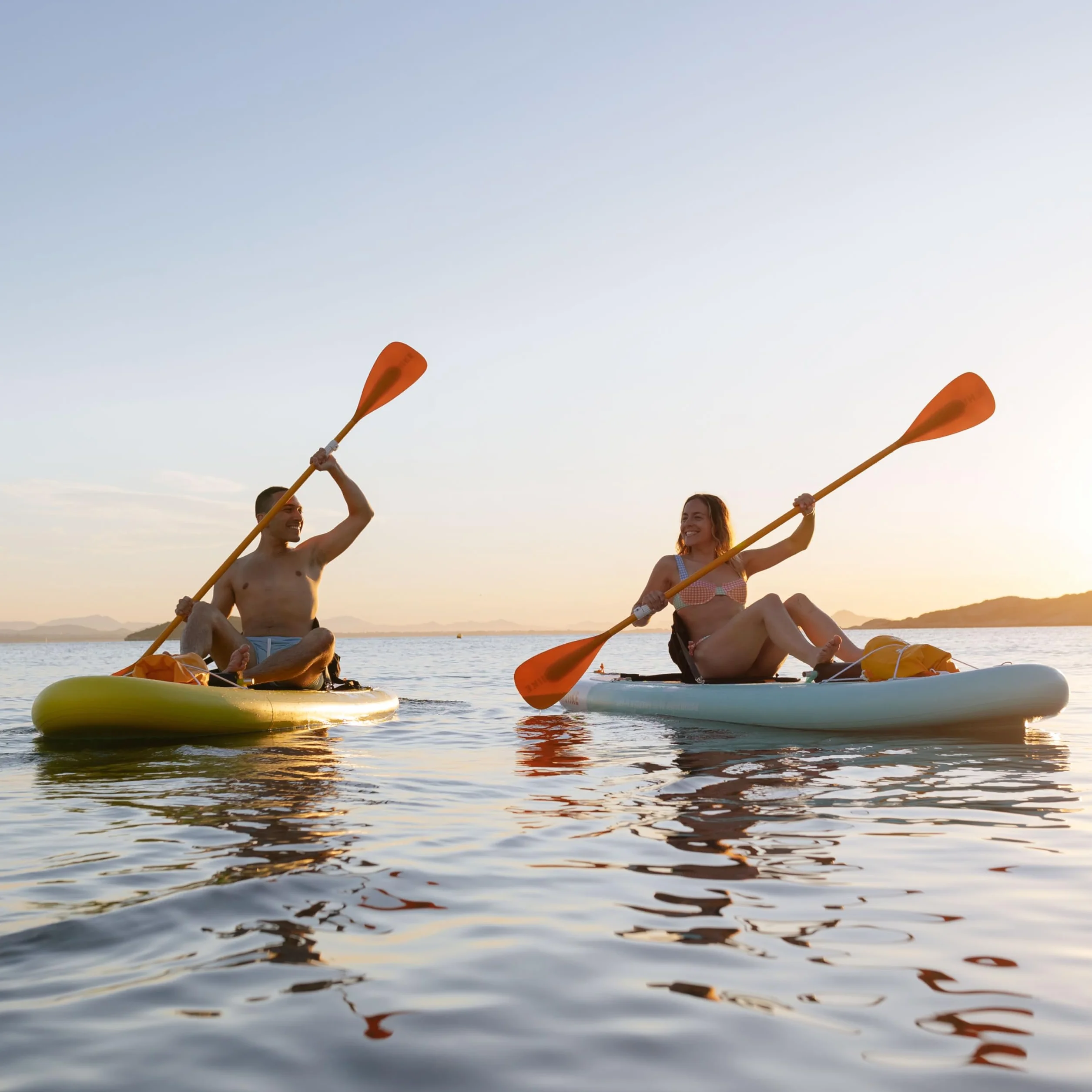 HUIIKE Remo Paddle Surf 2 en 1 de Aluminio Remo Doble Paddle Surf 4 Piezas Desmontable para Pádel Sup Board Hinchable | Pala Ajustable de Fácil Transporte para Kayak y Padel, Set Accesorios Sup