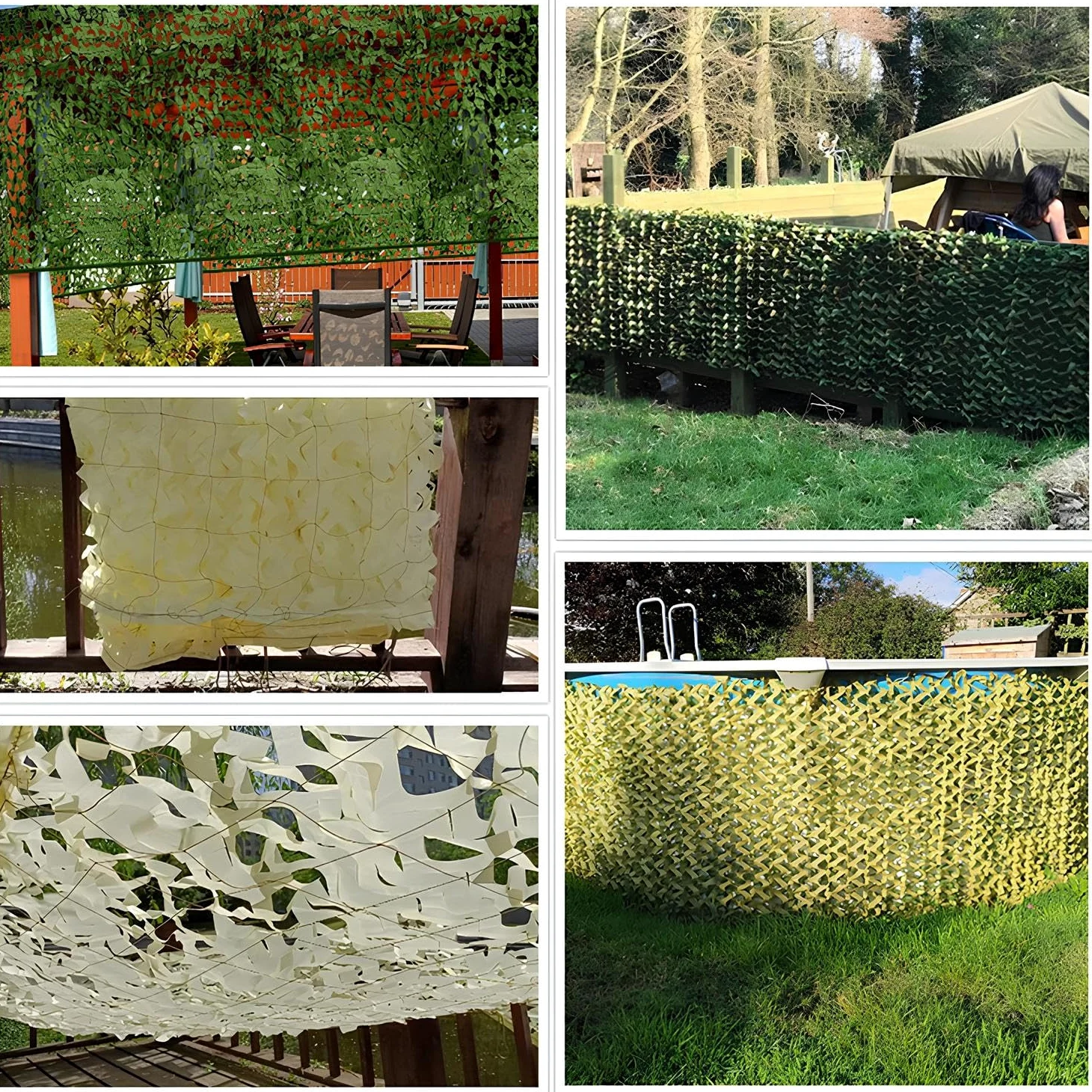 Red De Camuflaje Ligera Y Robusta 3.0m X 3.0m, Malla De Ocultación No Reflectante Para Fotografía De Fauna Y Observación De Aves, Fácil Instalación Con Cuerdas De Fijación(Beach color,4*10.0m)