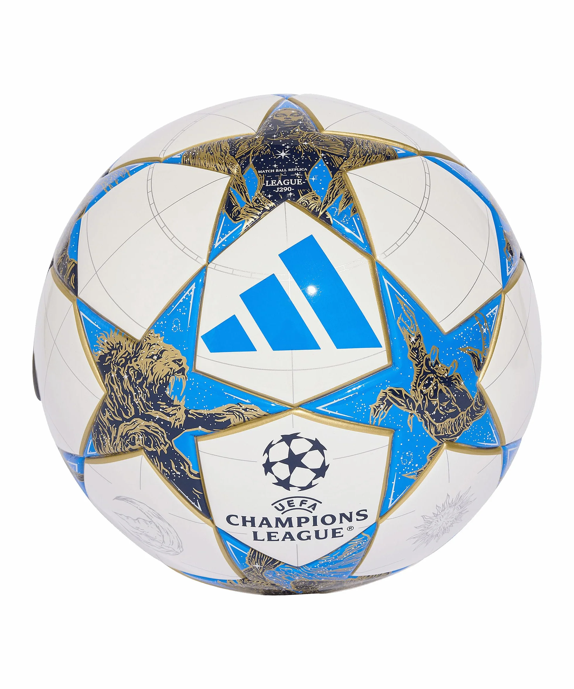 adidas UEFA Champions League Balón de fútbol Unisex Blanco Talla 4