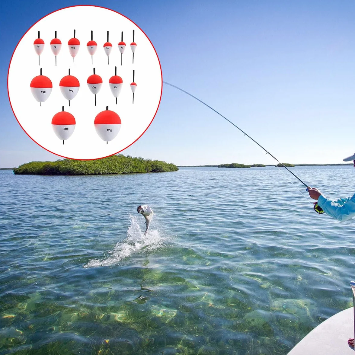 Flotadores De Pesca, Flotador De Pescado, Juego De Flotador De Pesca, 14 Piezas Flotadores De Pesca En El Mar, Flotadores De Pesca Bobbers, Flotadores De Pesca Y Bobbers, Kits De Flotadores De Pesca