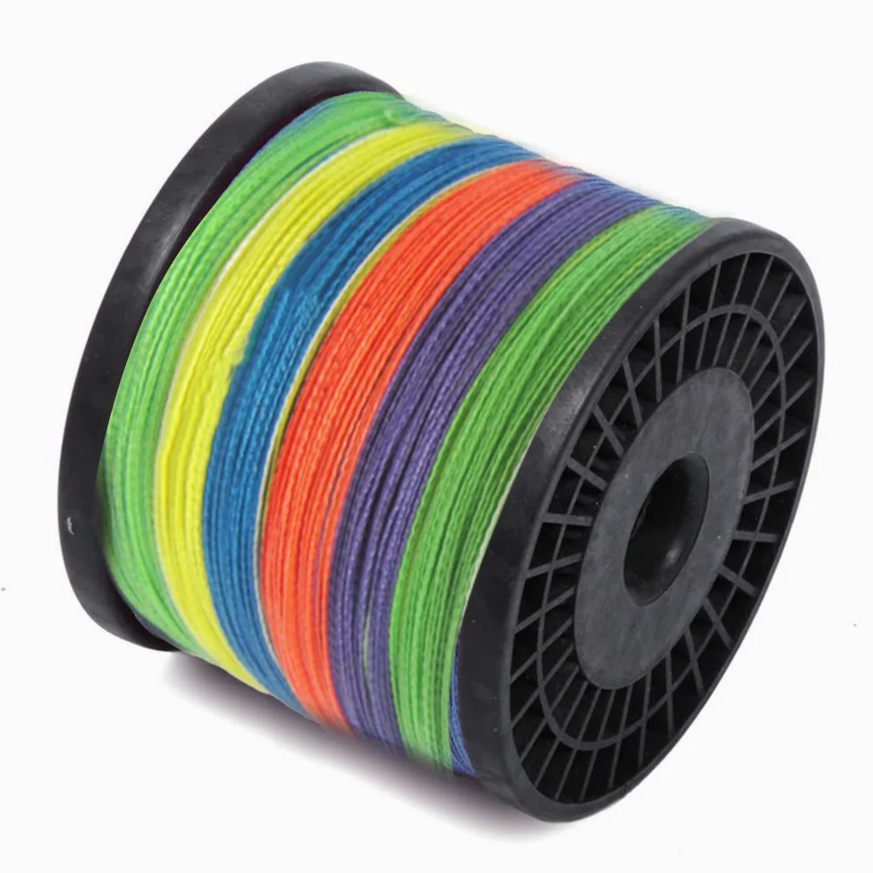 Sxsun - Hilo de Pesca Trenzado de 8 hebras, 1000 m, Multicolor