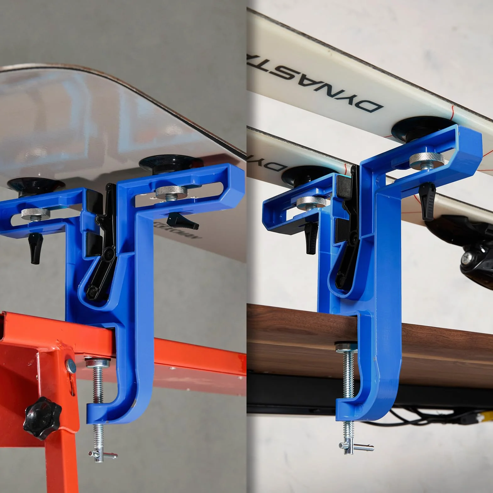 XCMAN Tornillo de banco de esquí y snowboard con ventosa de aluminio 2 piezas