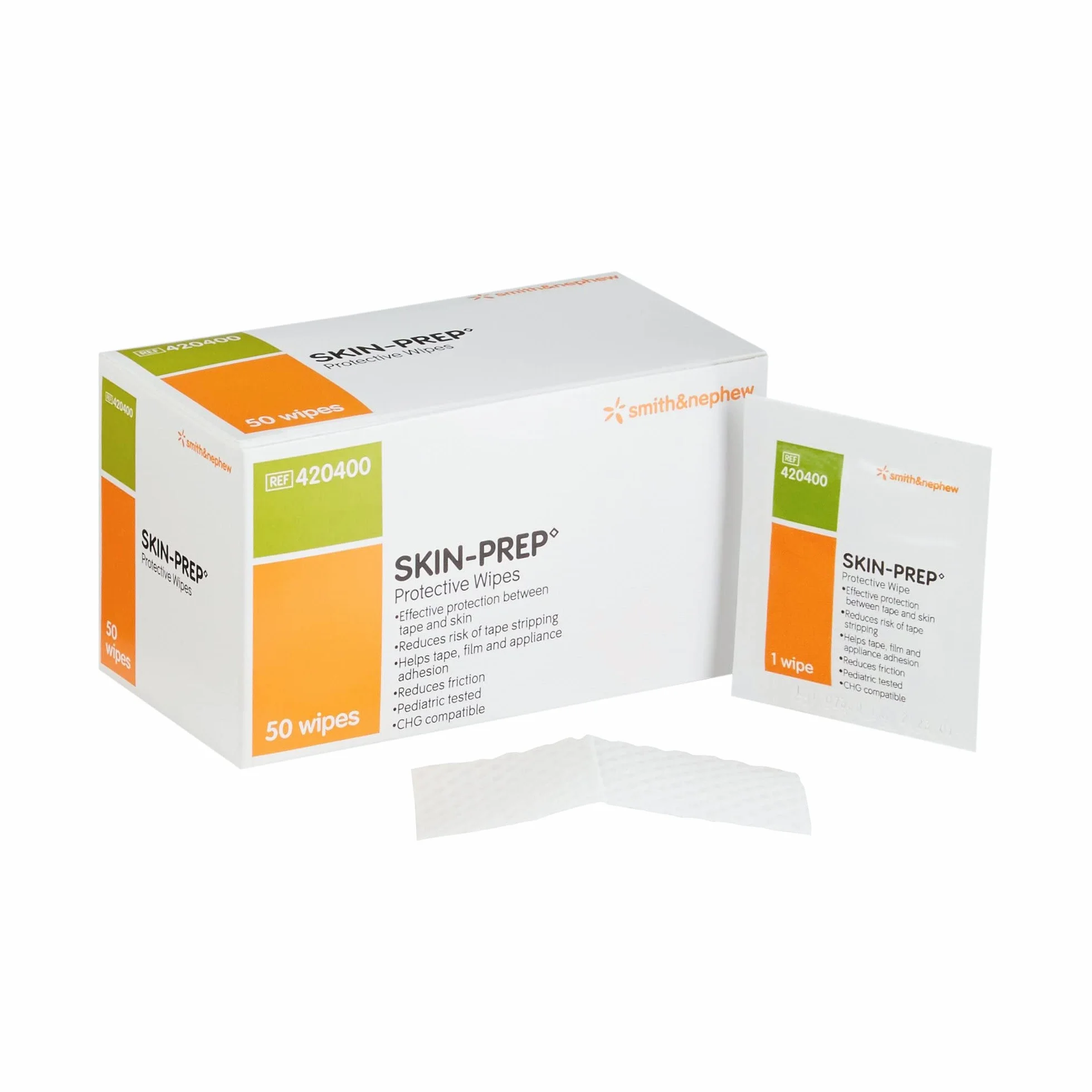 Skin-Prep Protective Dressing Wipe Box of 50