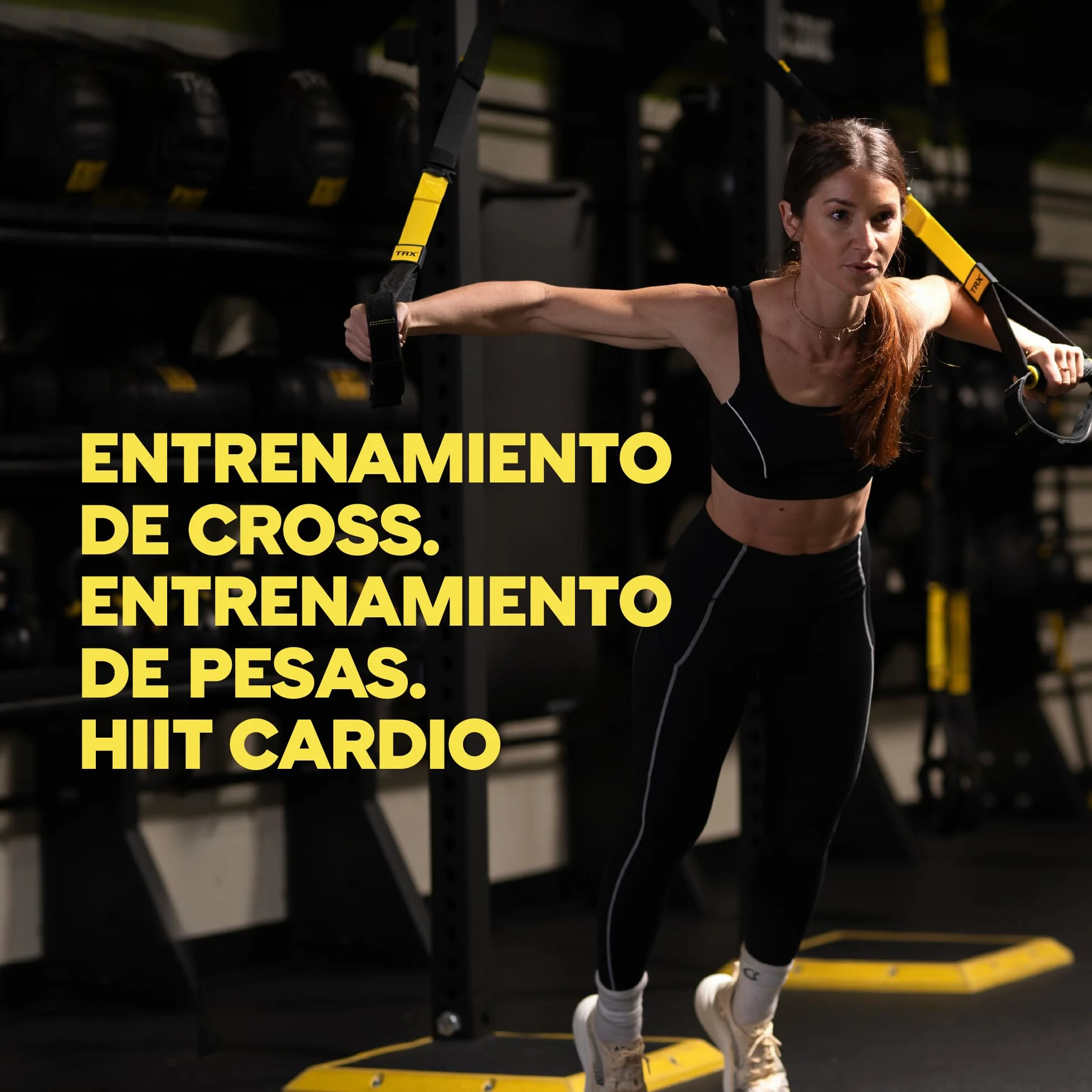 TRX PRO sistema de entrenamiento de suspensión diseño y durabilidad | incluye tres soluciones de anclaje, 8 entrenamientos de vídeo y programa de entrenamiento de 8 semanas