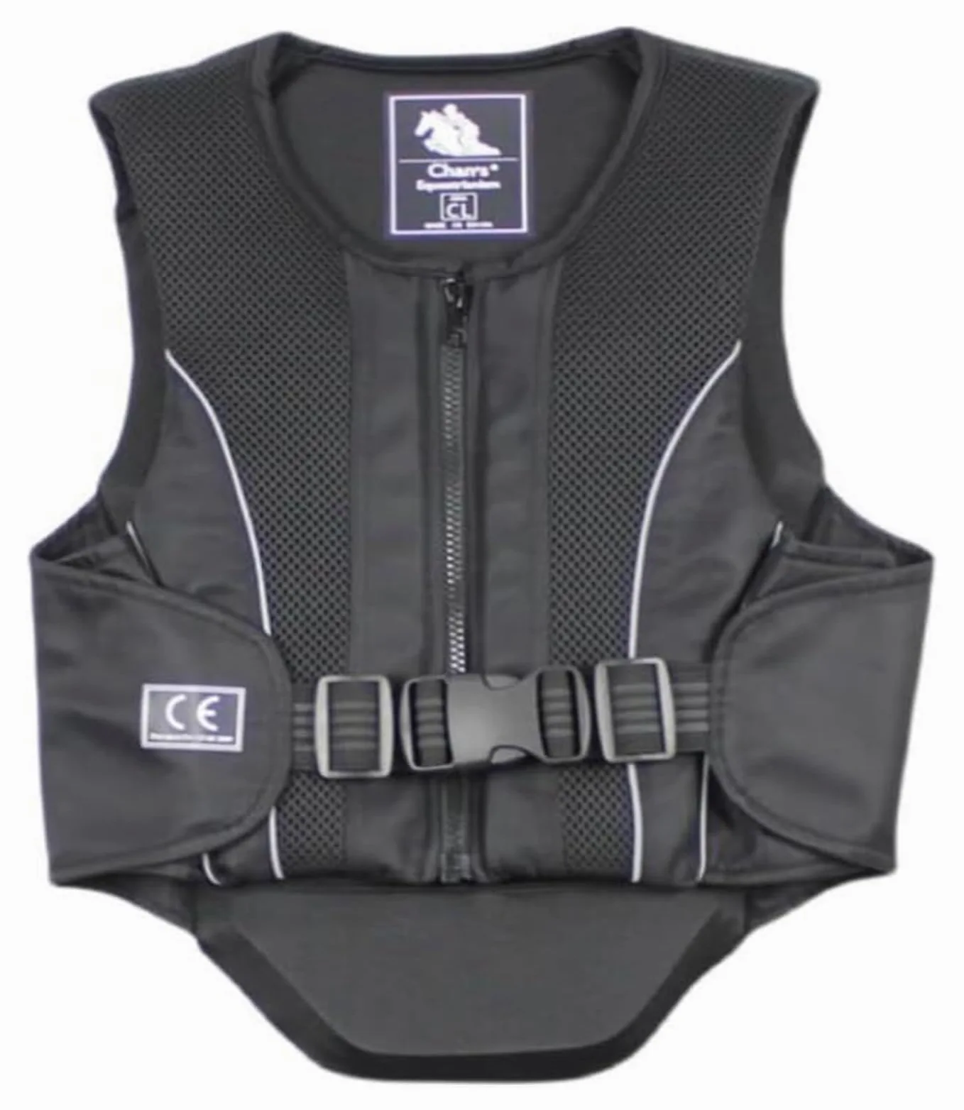 Ecuestres chaqueta protectora chaleco， Protector corporal, protector de chaleco for montar a caballo, chaleco protector for montar a caballo for niños y niñas(CS)