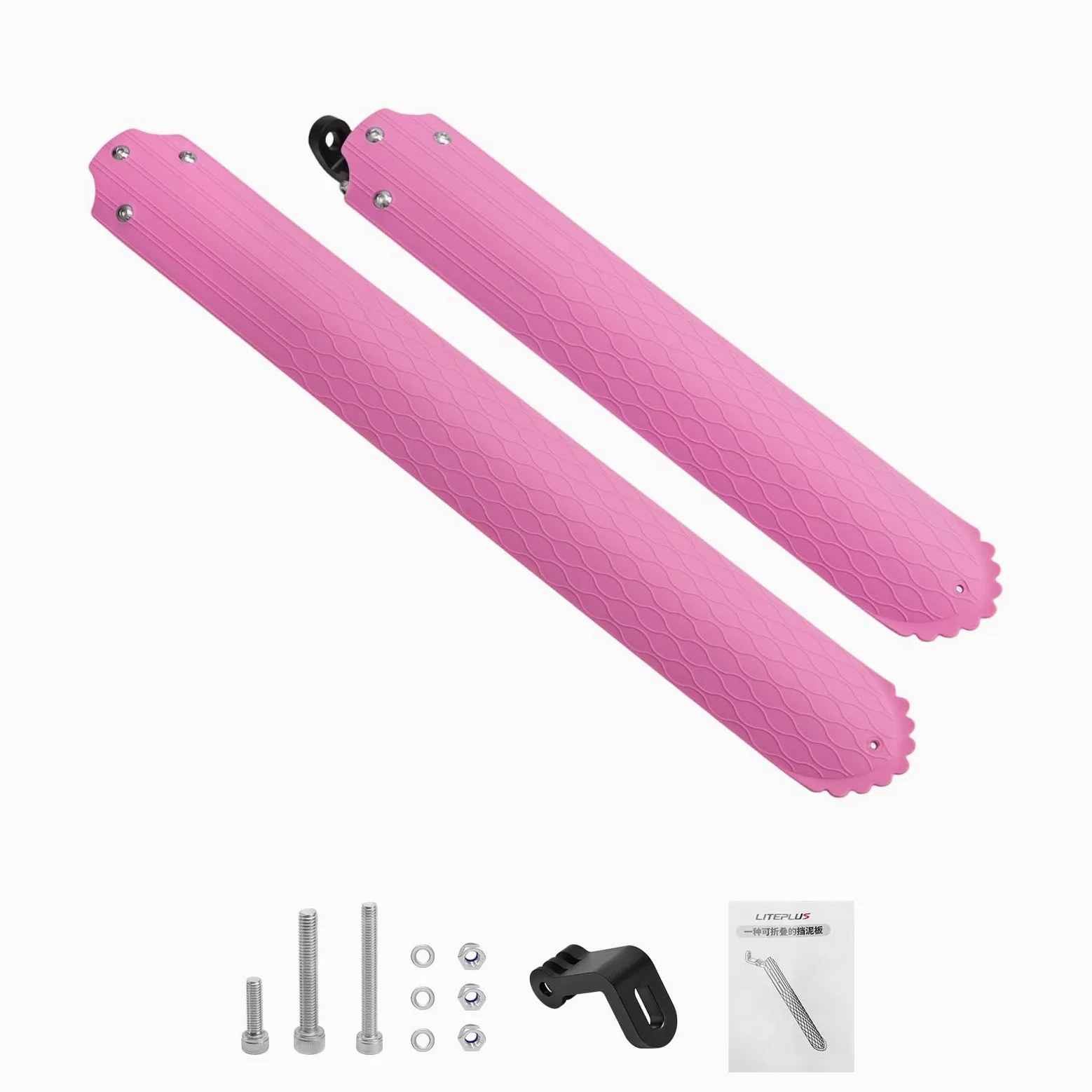 Guardabarros universal para bicicleta, desmontable, duradero, plástico, salpicaduras, accesorios para viajes