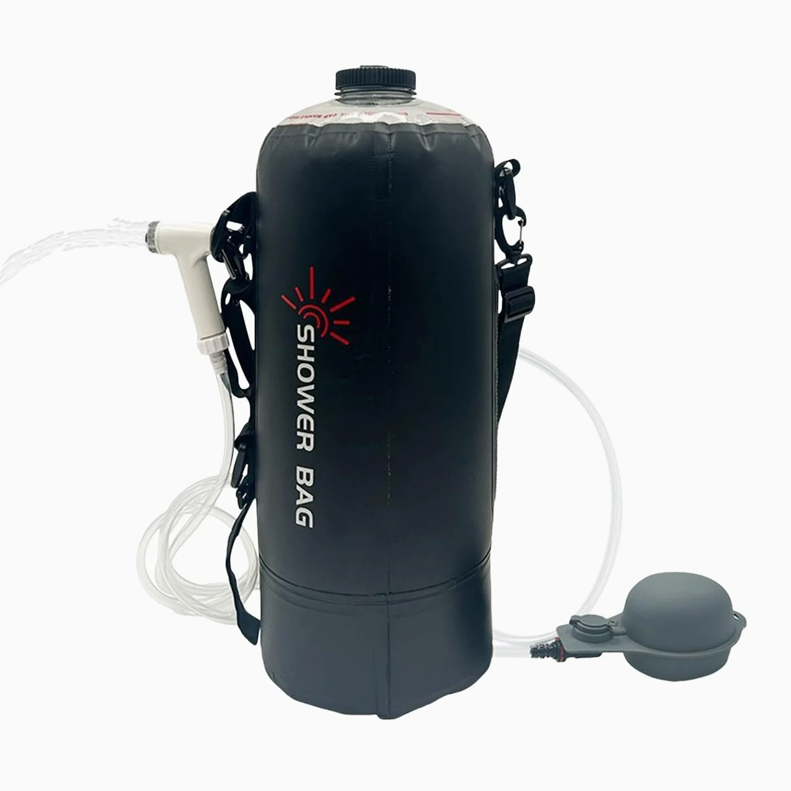Ducha Camping Equipo Portátil De Senderismo Y Mochila, Kit De Herramientas | Duchas Solares Portátiles Para Acampar Cabezal Intercambiable para Senderismo, Natación, Aire Libre y Overlandin