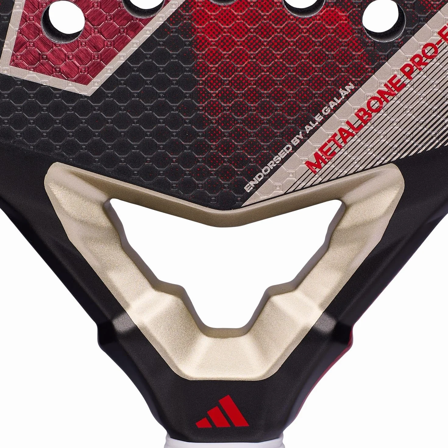 Pala de Padel adidas Metalbone Pro EDT 2026 Ale Galán, Forma Diamante, Goma eva Soft Performance, Fibra Carbon aluminized 16k