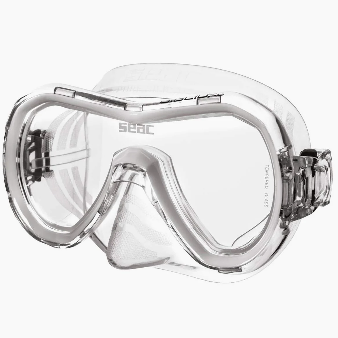Seac Giglio Máscara de Silicona Suave para esnórquel y natación, Lentes Individuales
