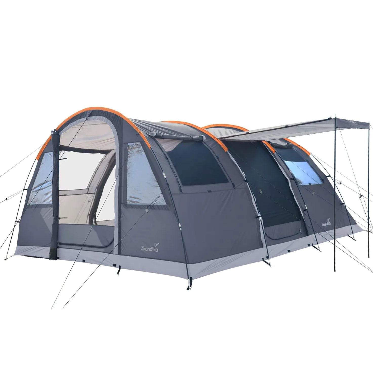 skandika Gotland 5 Sleeper Protect - Tienda de campaña Familiar - mosquiteras - Suelo Cosido en Forma de bañera - túnel