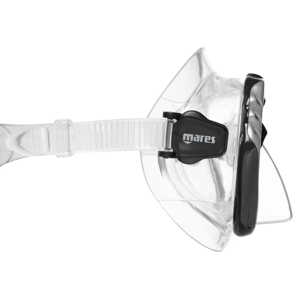 Mares Combo La Costa Dry - Kit de máscara de Tubo para Adultos, Vidrio Templado, Snorkel 100% Dry Top, válvula de Purga