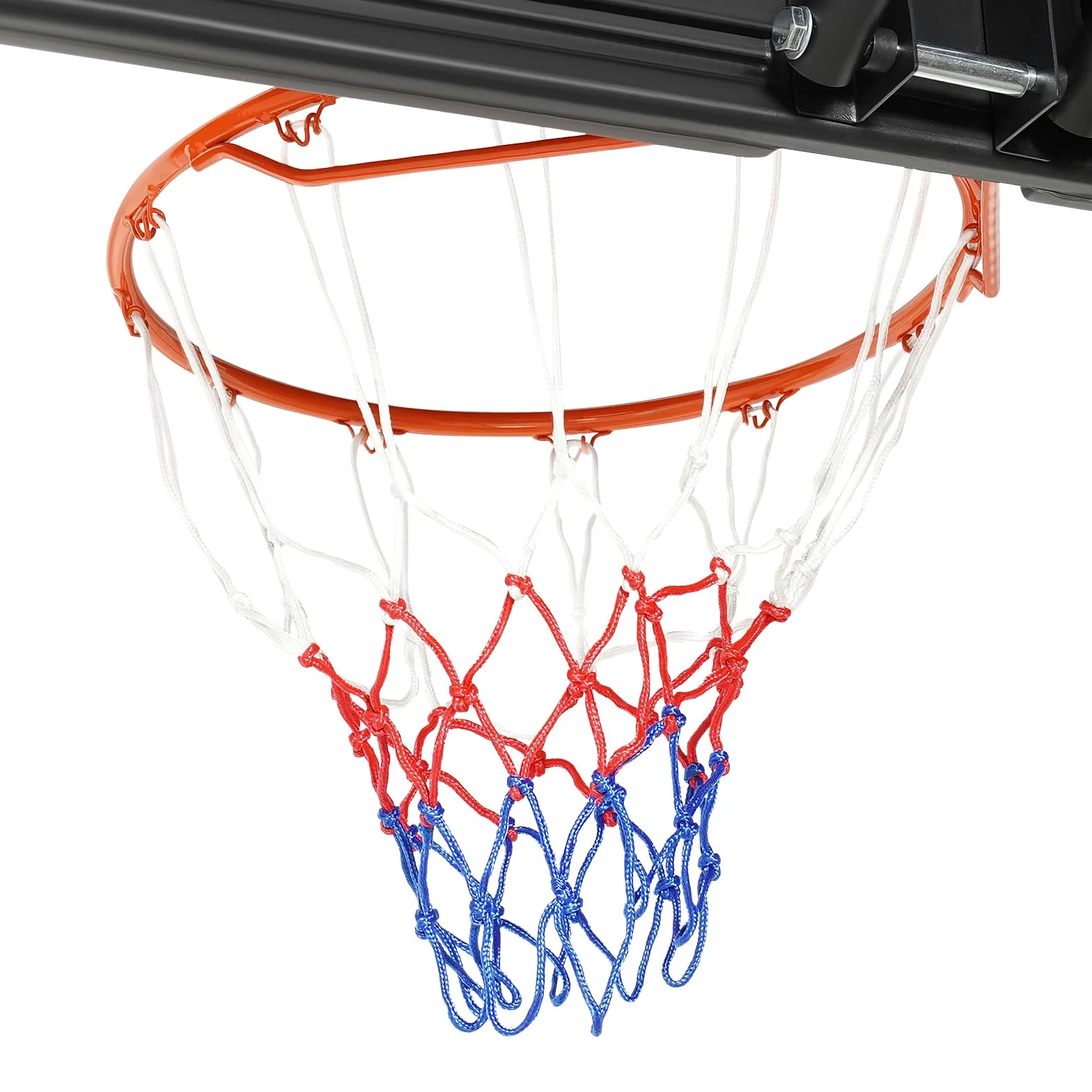 Soporte para canasta de baloncesto, 170-305 cm, altura ajustable con ruedas, incluye red, canasta de baloncesto portátil para jardín, campo de deporte y campo de juego