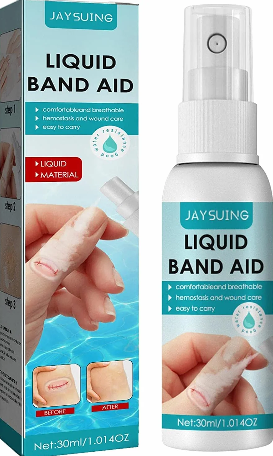 Yeso Líquido Bandage Spray 30ml Impermeable Transpirable Secado Rápido Película Protectora Heridas