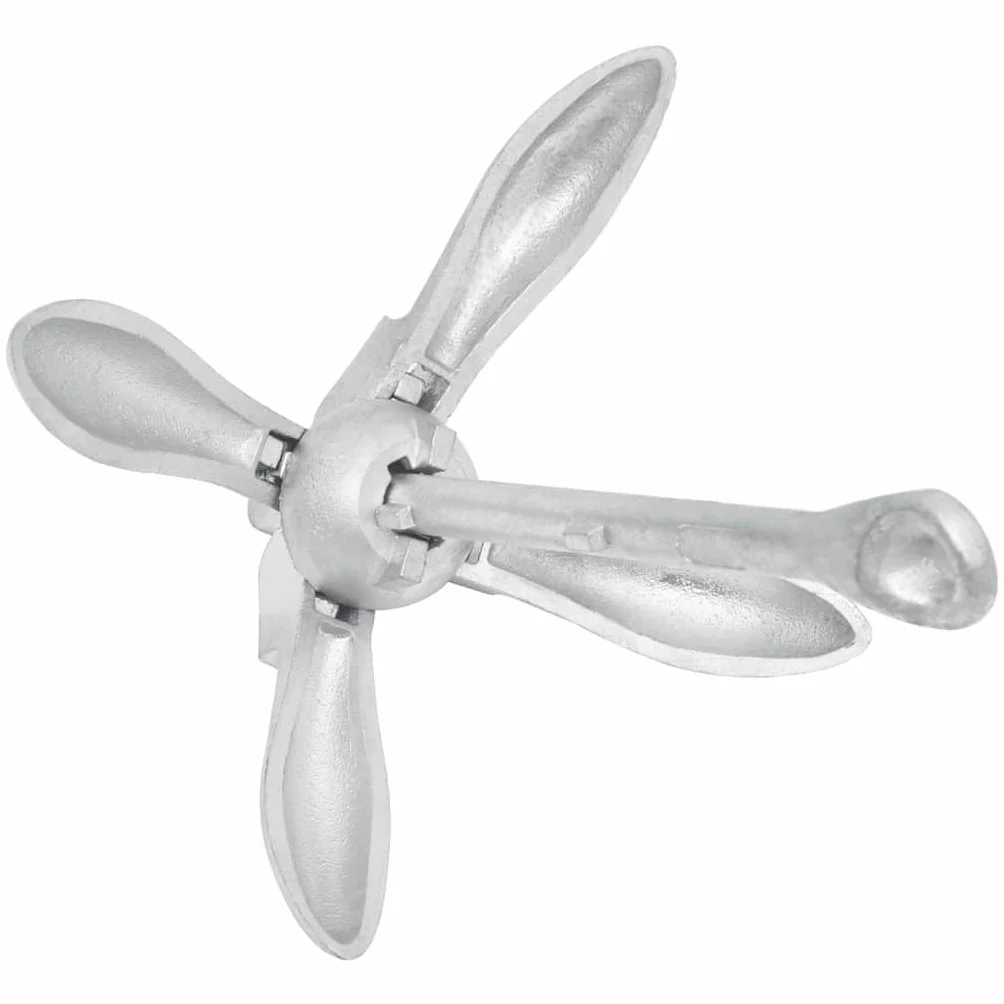 Ancla plegable (6 kg, hierro fundido galvanizado en caliente