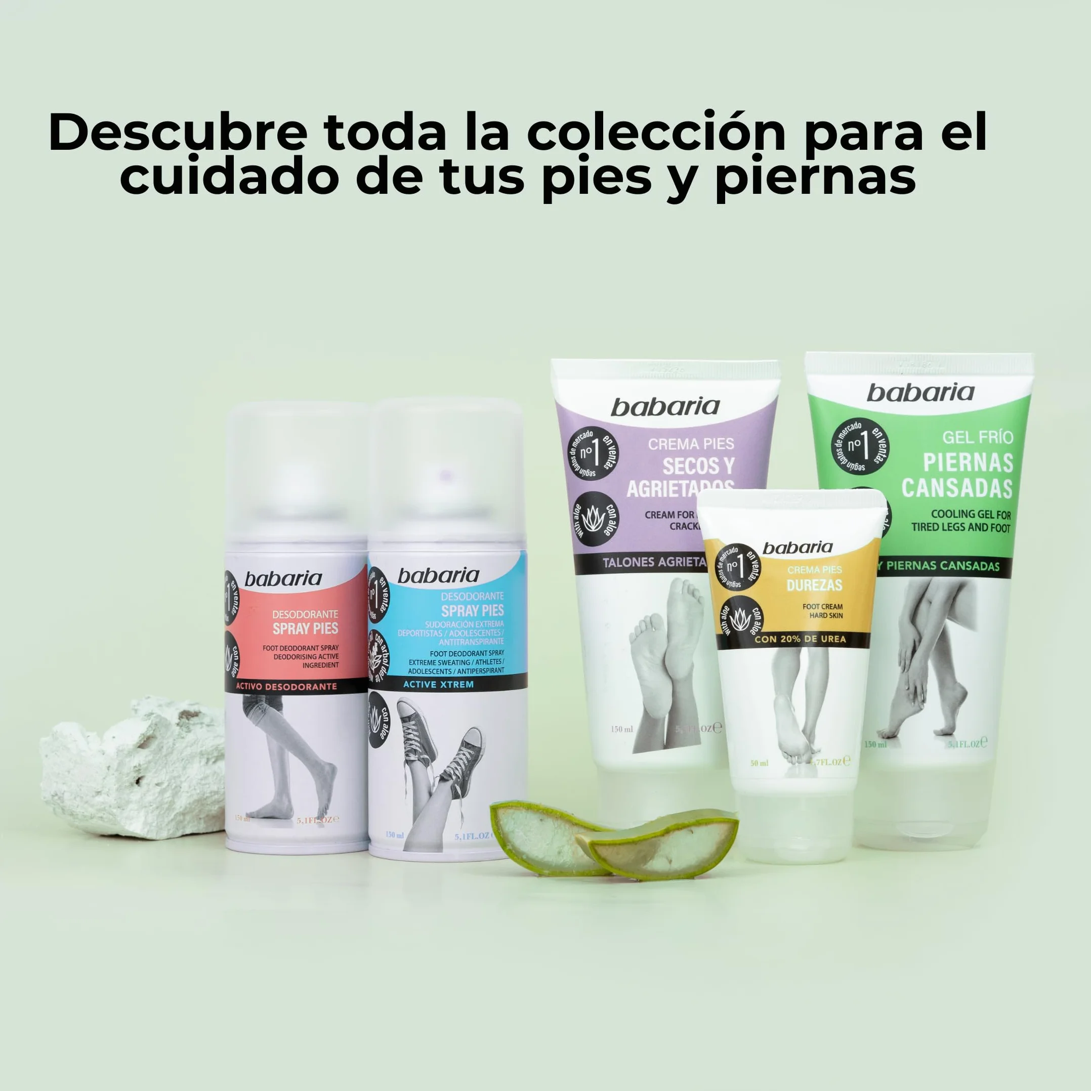 Babaria Gel Frio Piernas Cansadas 150ml Crema Antiinflamatoria Hidratante Aloe Vera Circulacion